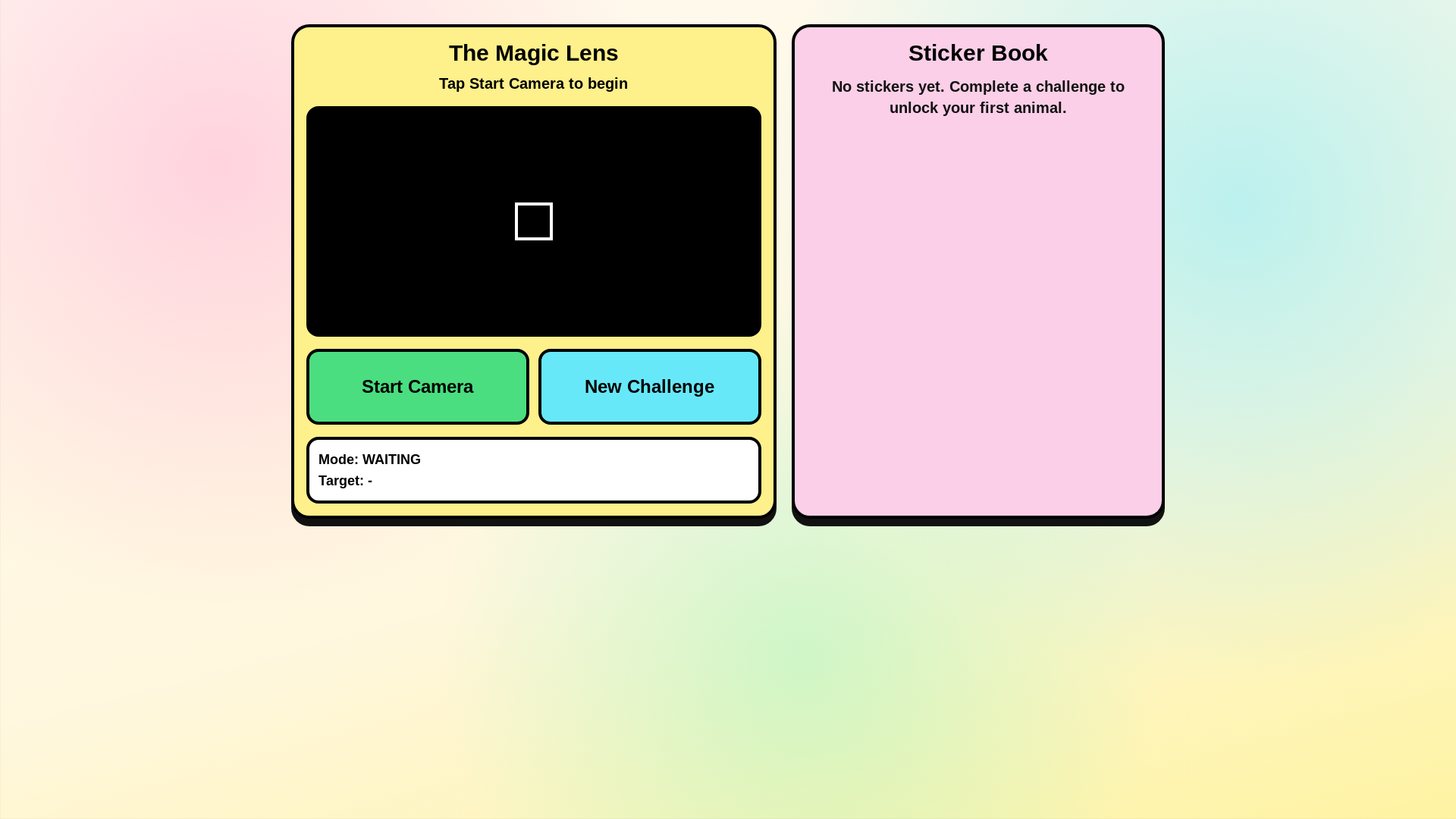 website screenshot of https://magic-lens.pages.dev/
