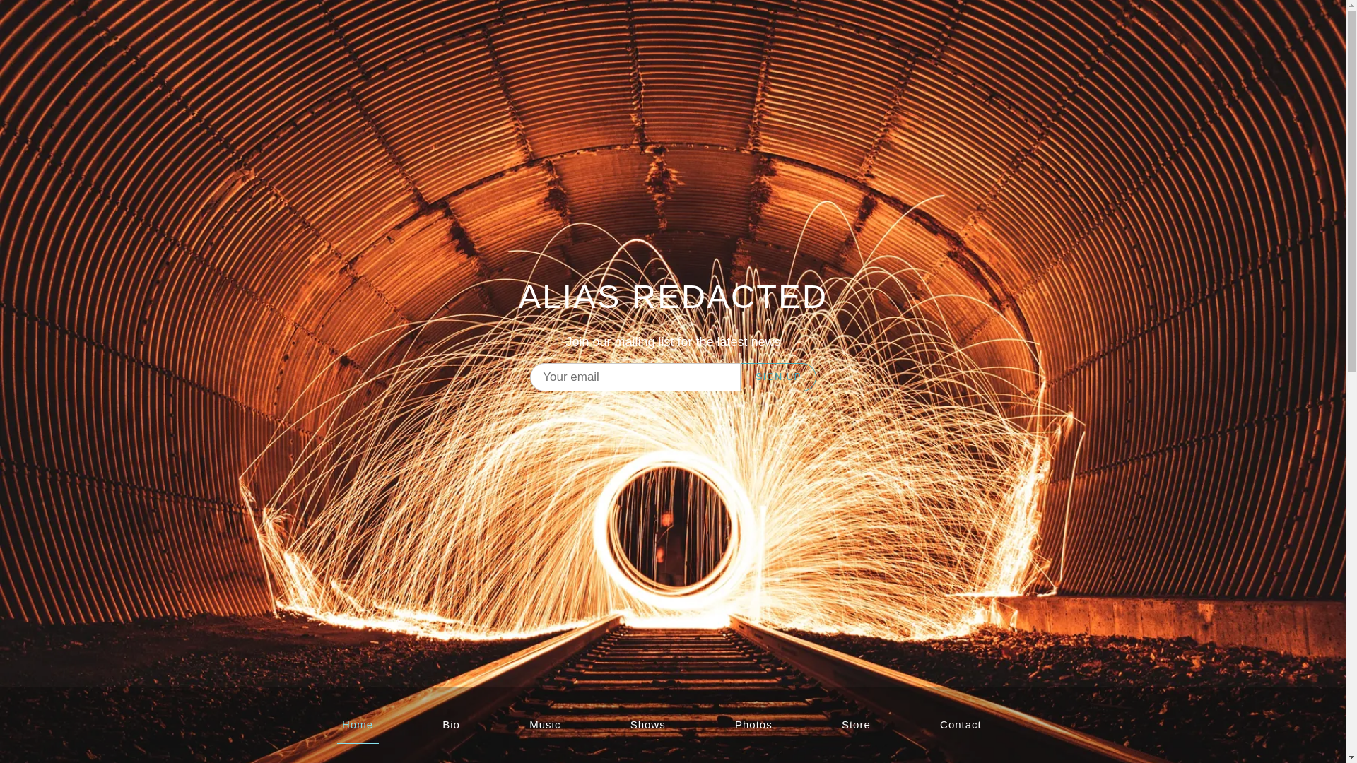 website screenshot of https://aliasredacted.com/
