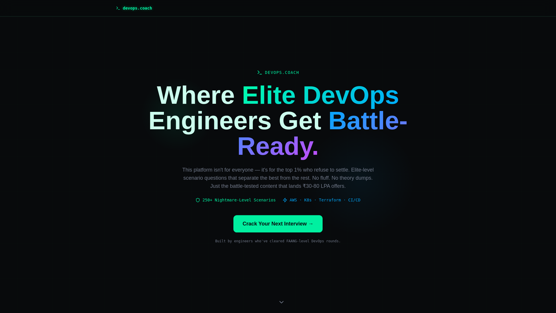 website screenshot of https://devops-ace-forge.pages.dev/
