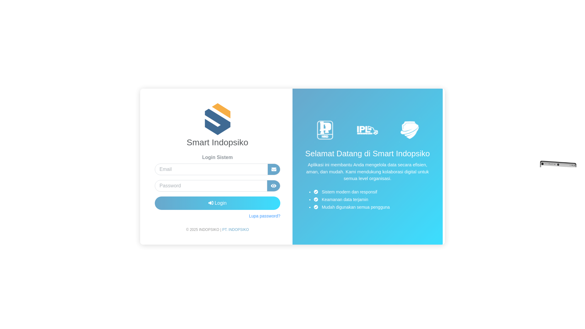 website screenshot of https://smart.indopsiko.com/