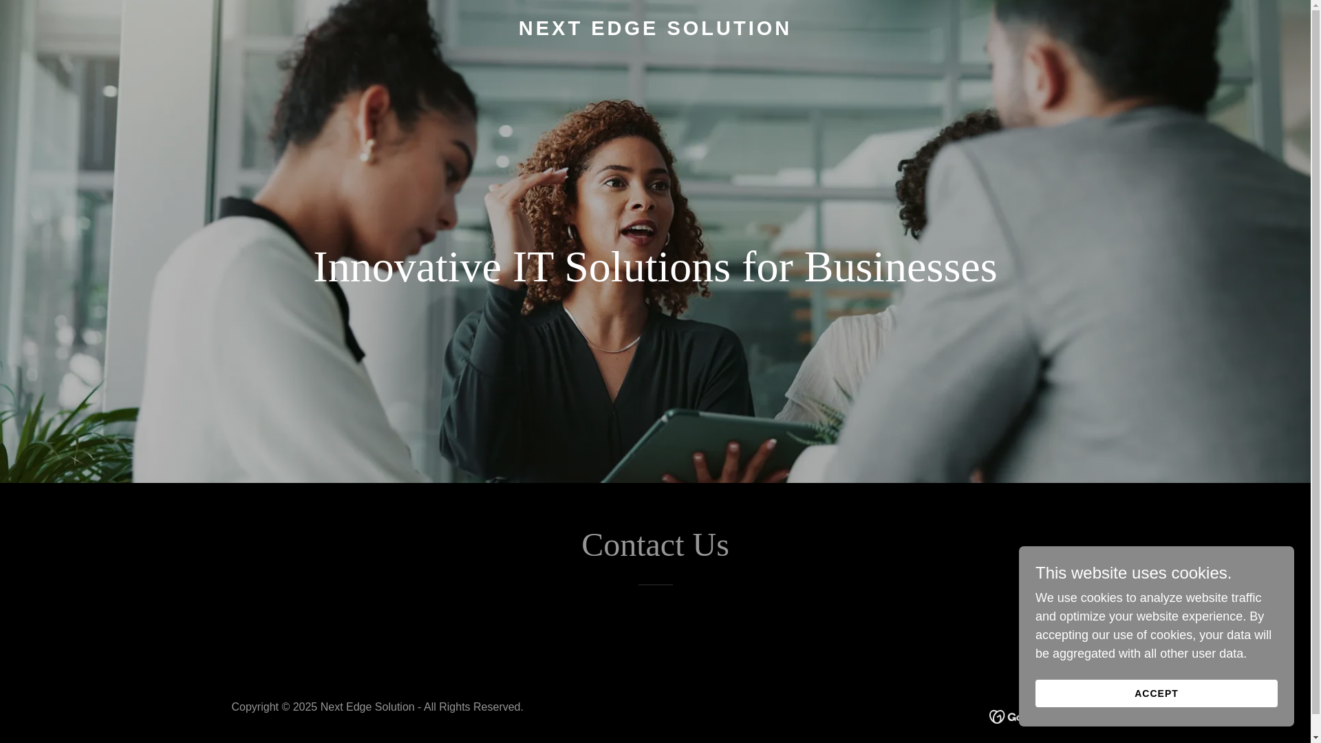 website screenshot of https://nextedgesolution.org/