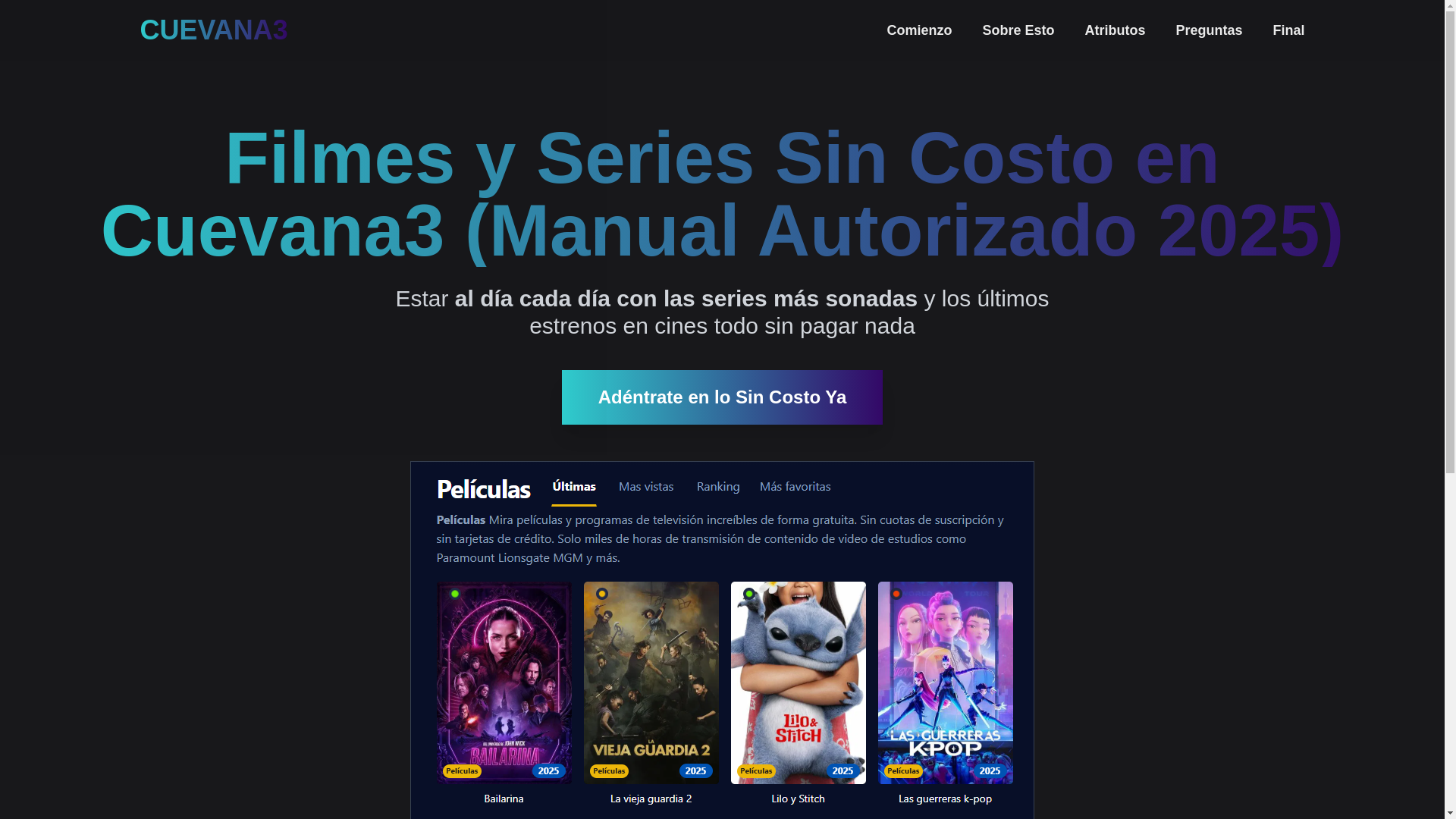 website screenshot of https://cuevana3-60qk.pages.dev/