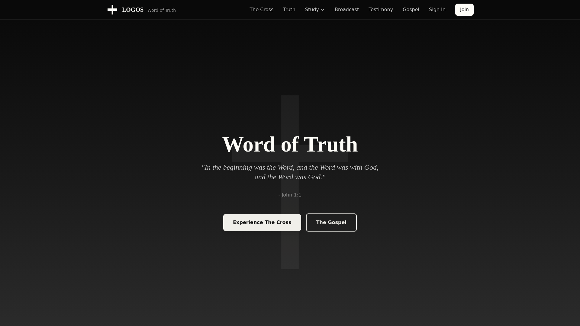 website screenshot of https://godswordoftruth.org/