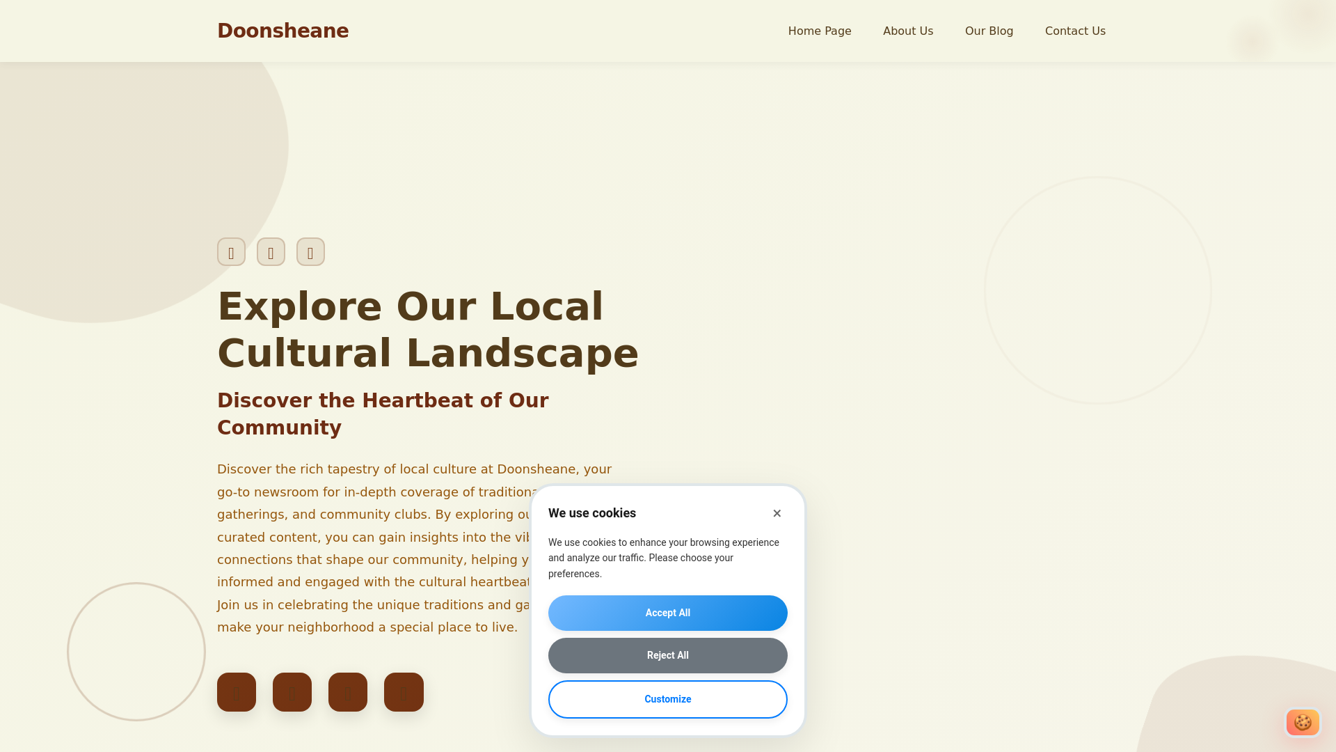 website screenshot of https://doonsheane.org/