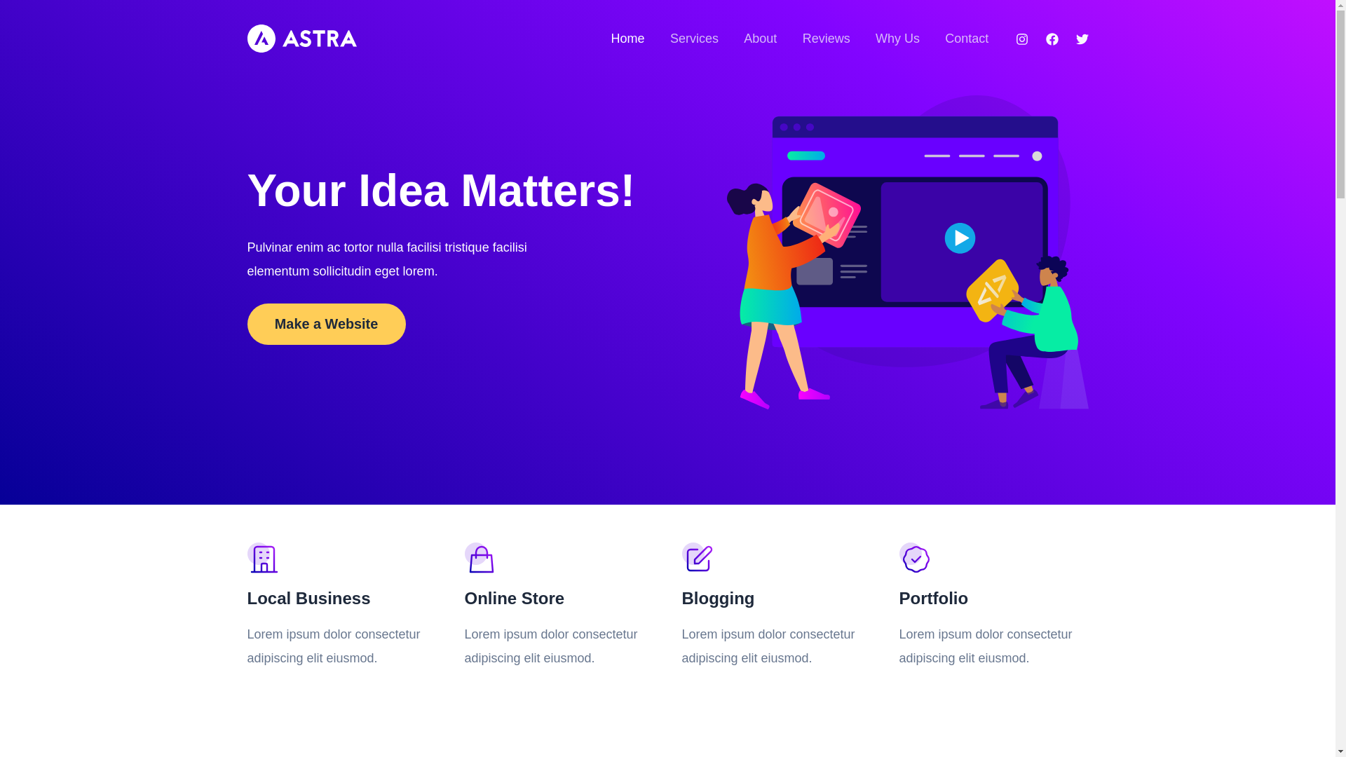 website screenshot of https://cpdesing.com/