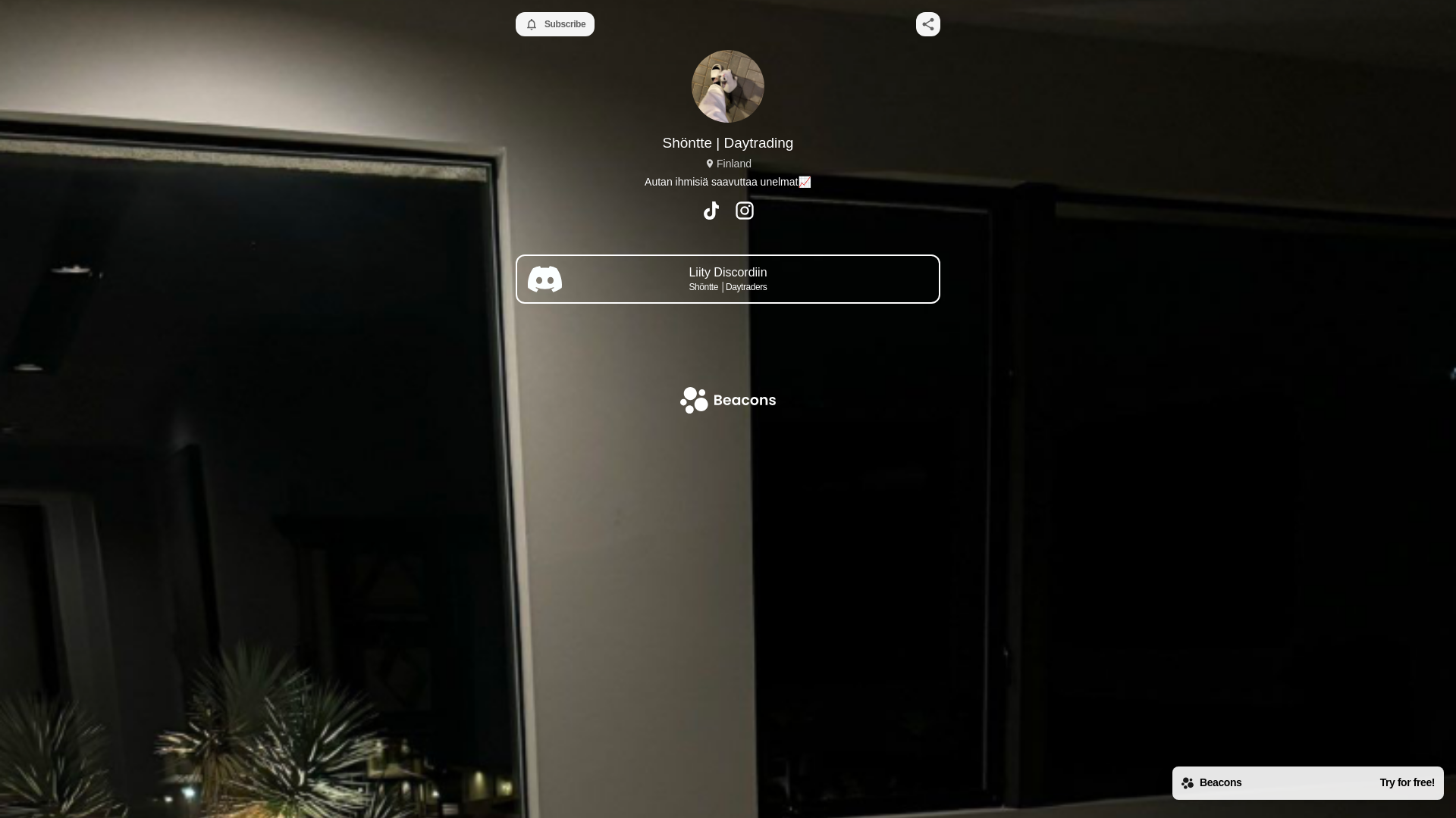 website screenshot of https://shontte.com/