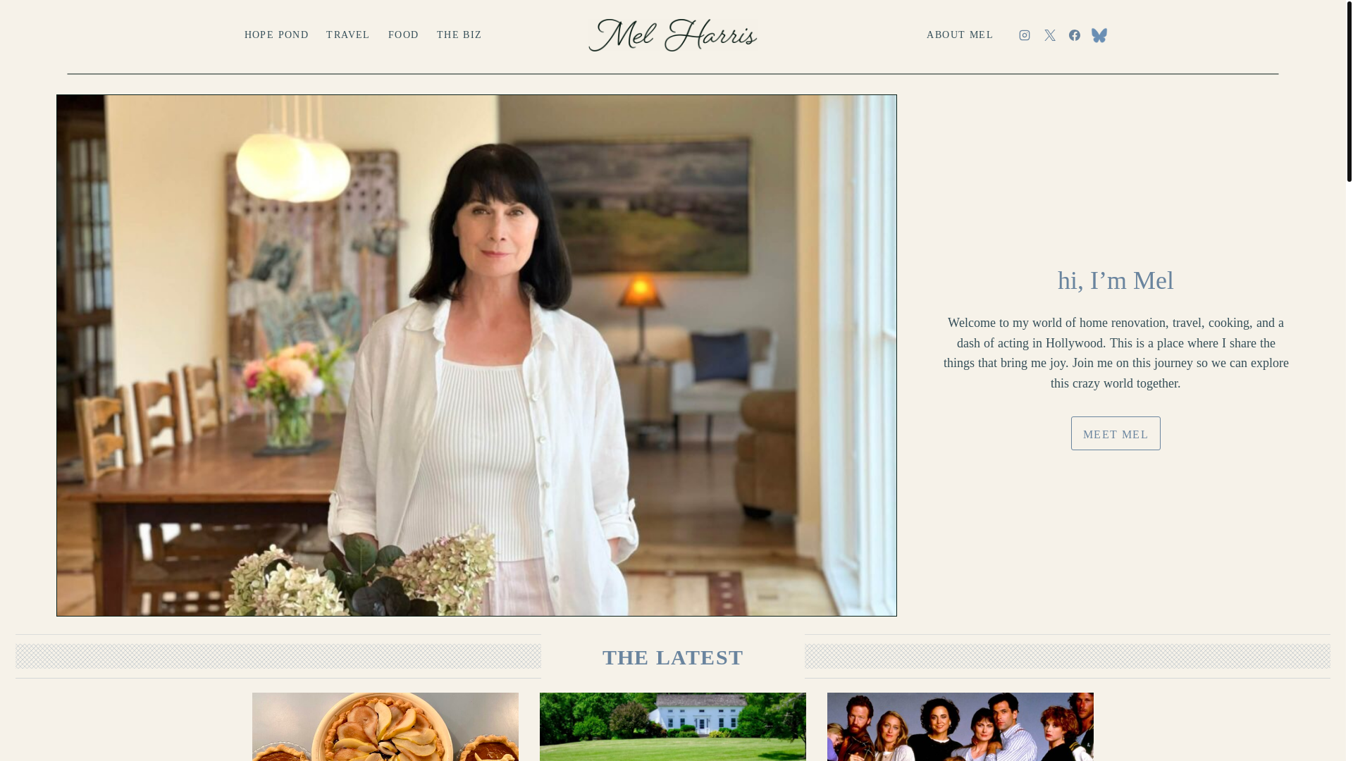 website screenshot of https://melharris.co/