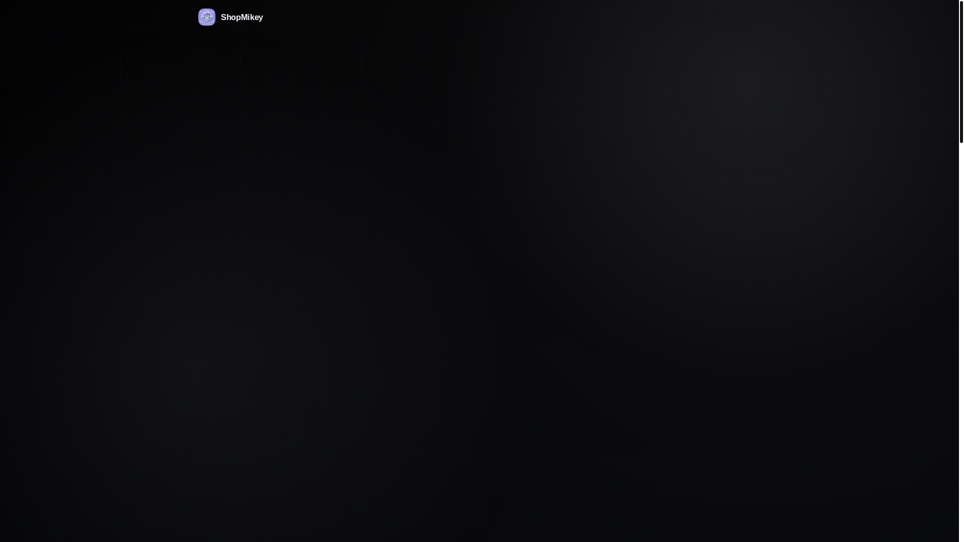 website screenshot of https://shopmikey-site.pages.dev/