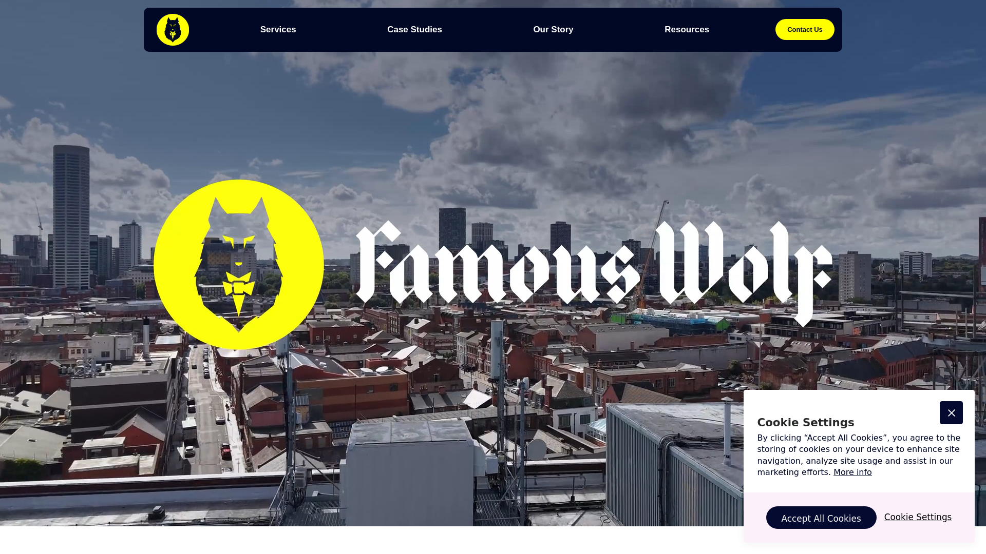 website screenshot of https://thefamouswolfresults.com