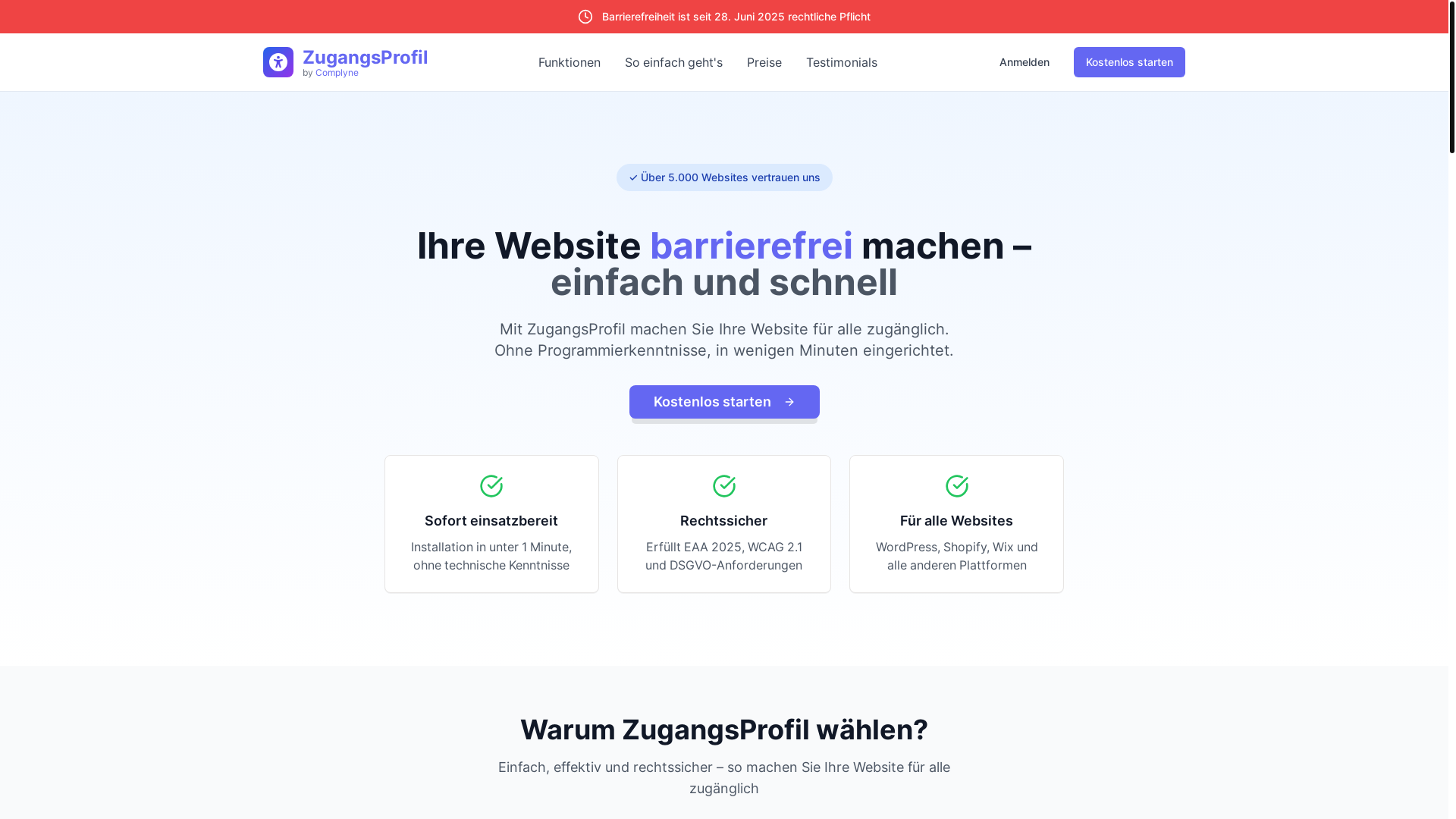 website screenshot of https://webcontentaccess.com/