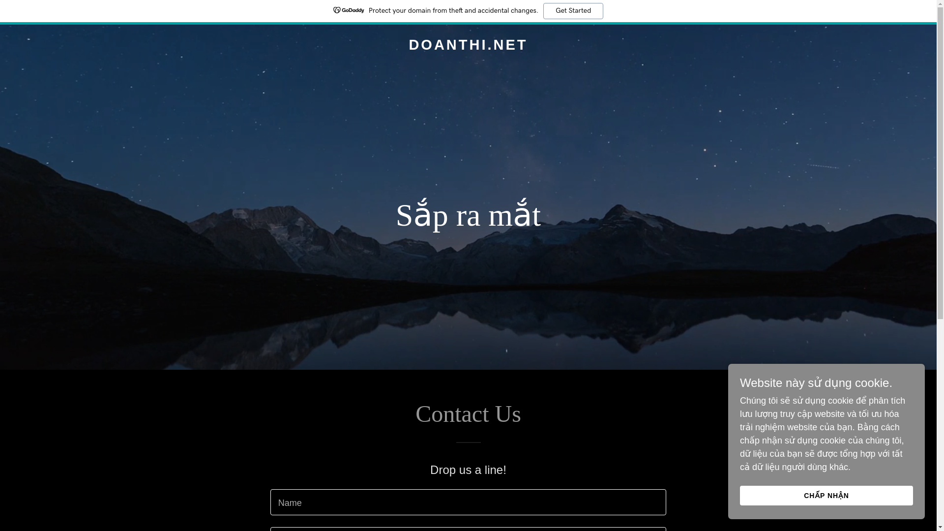 website screenshot of https://doanthi.net/