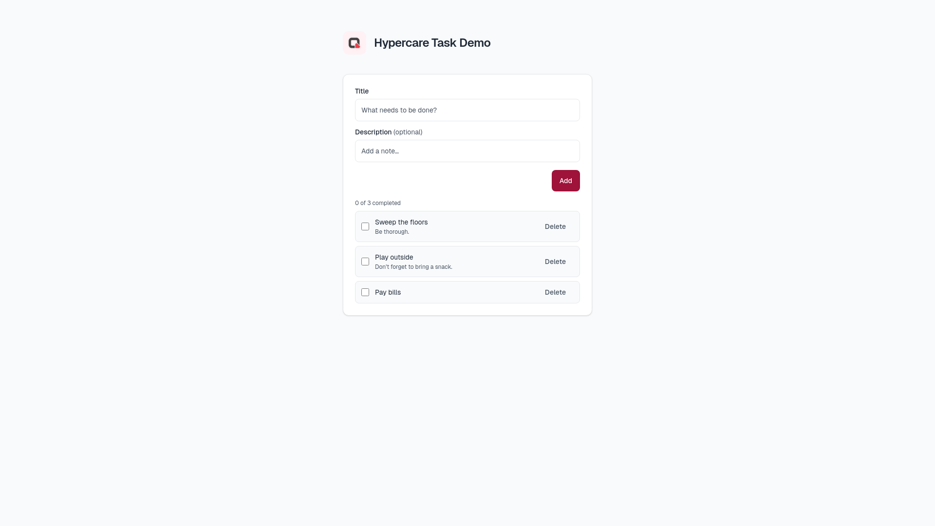 website screenshot of https://hc-demo-todo.xyz/