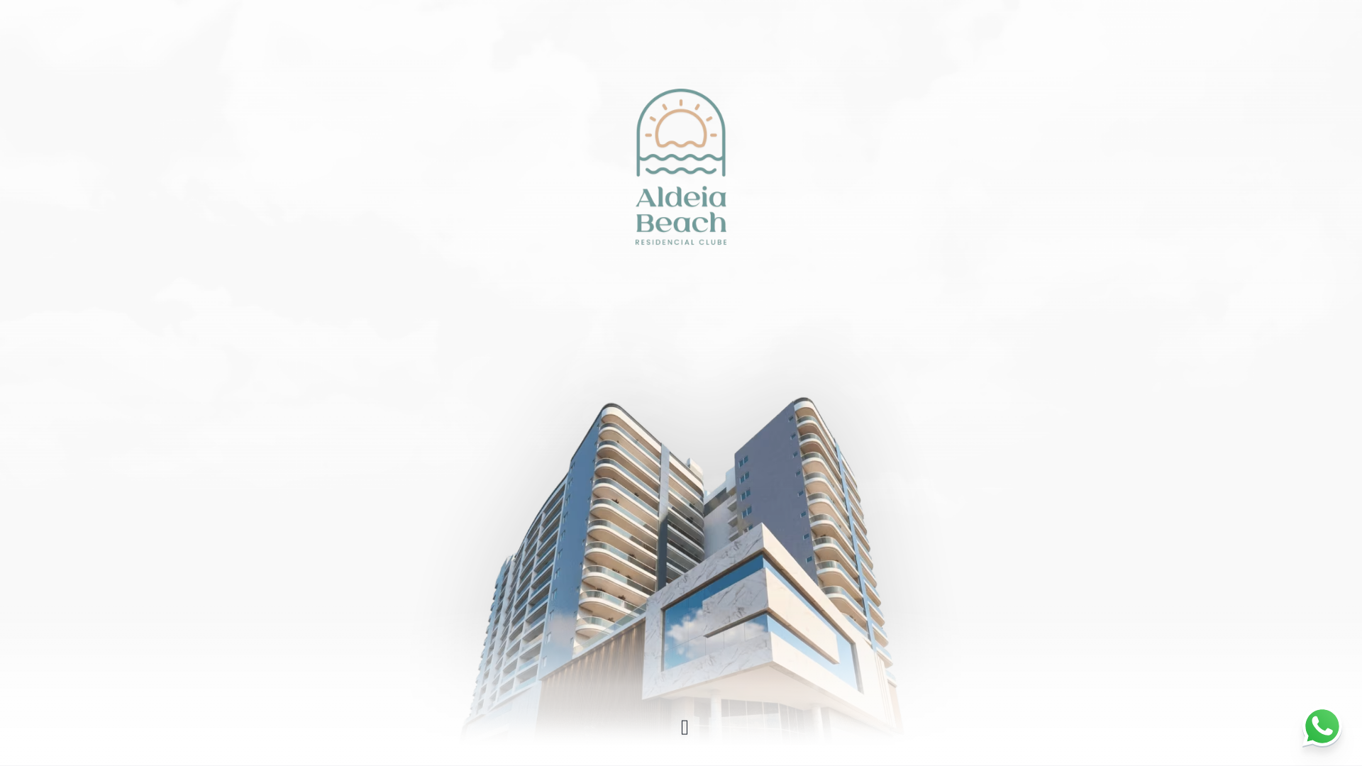 website screenshot of https://aldeiabeachclubeguarapari.com.br/