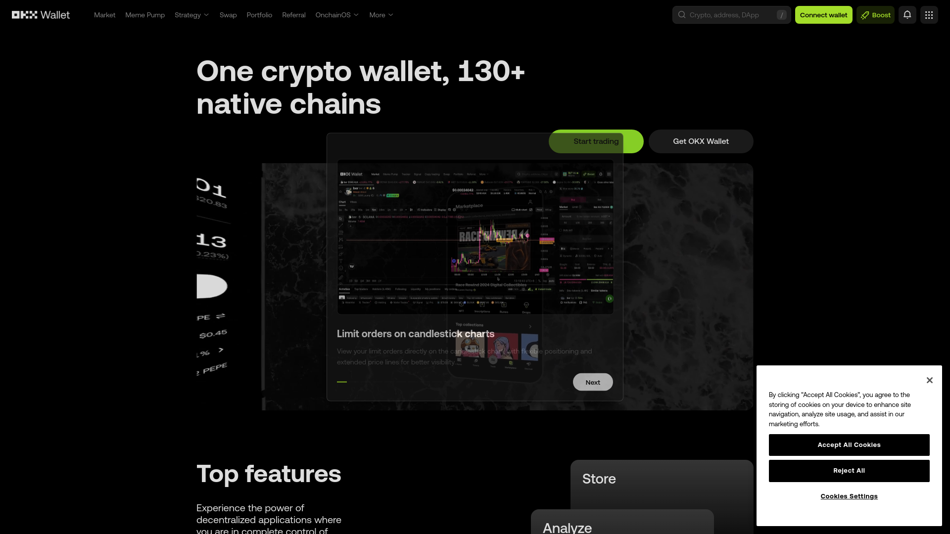 website screenshot of https://web3.okx.cab/