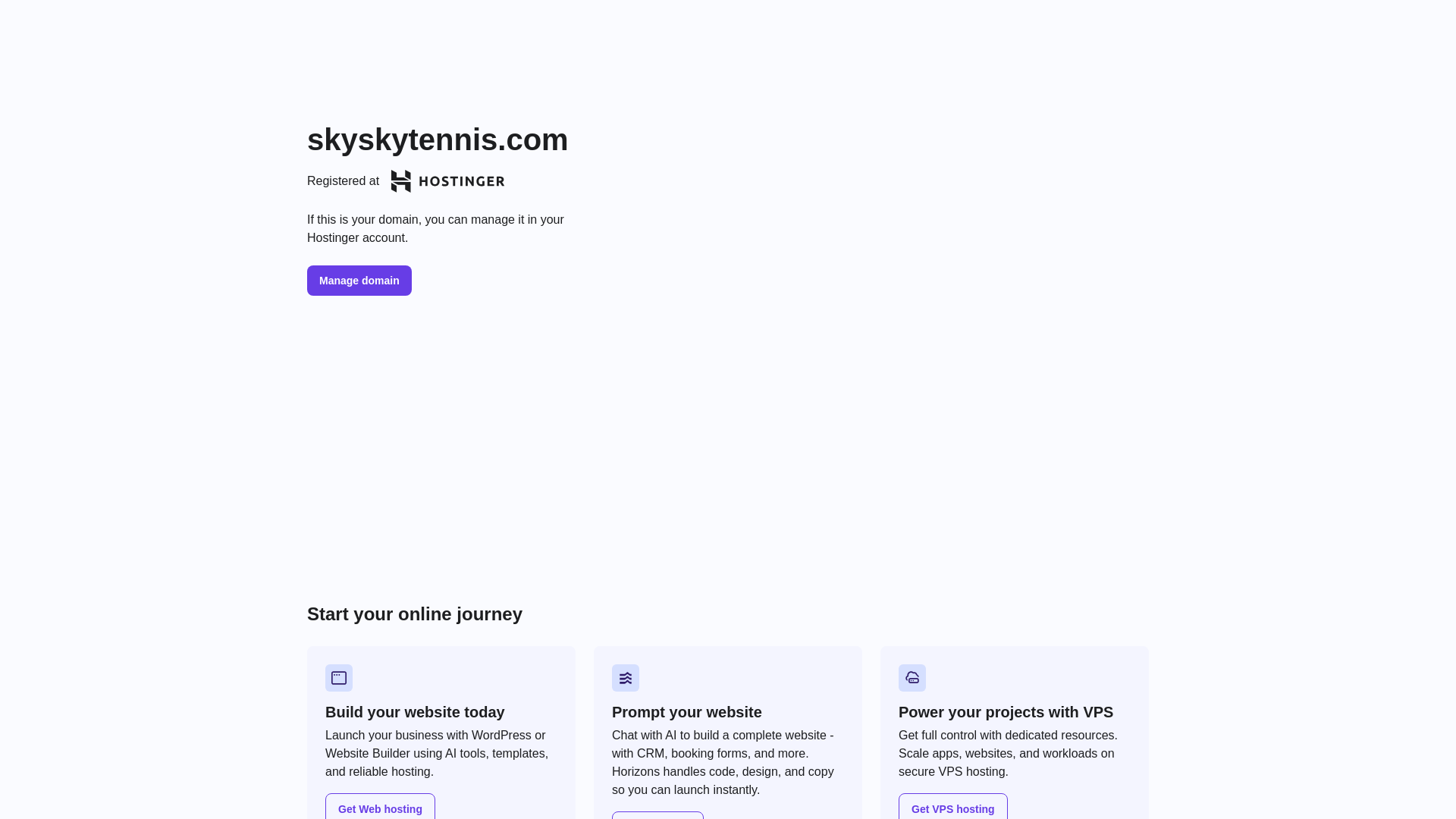 website screenshot of https://skyskytennis.com/