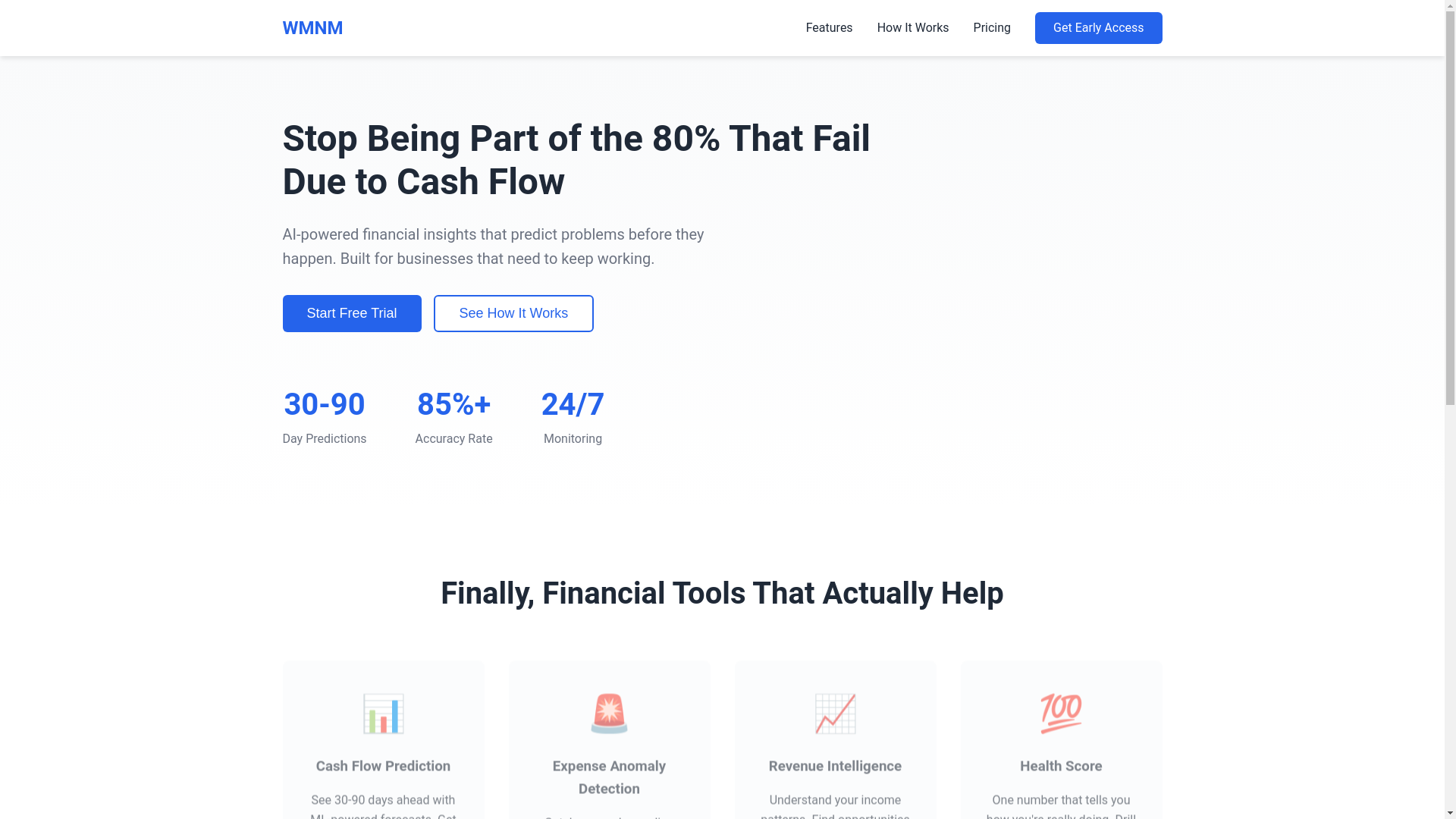 website screenshot of https://wmnm-website.pages.dev/