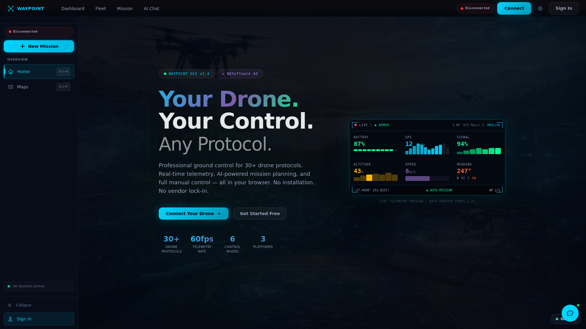 website screenshot of https://waypoint-labs.pages.dev/