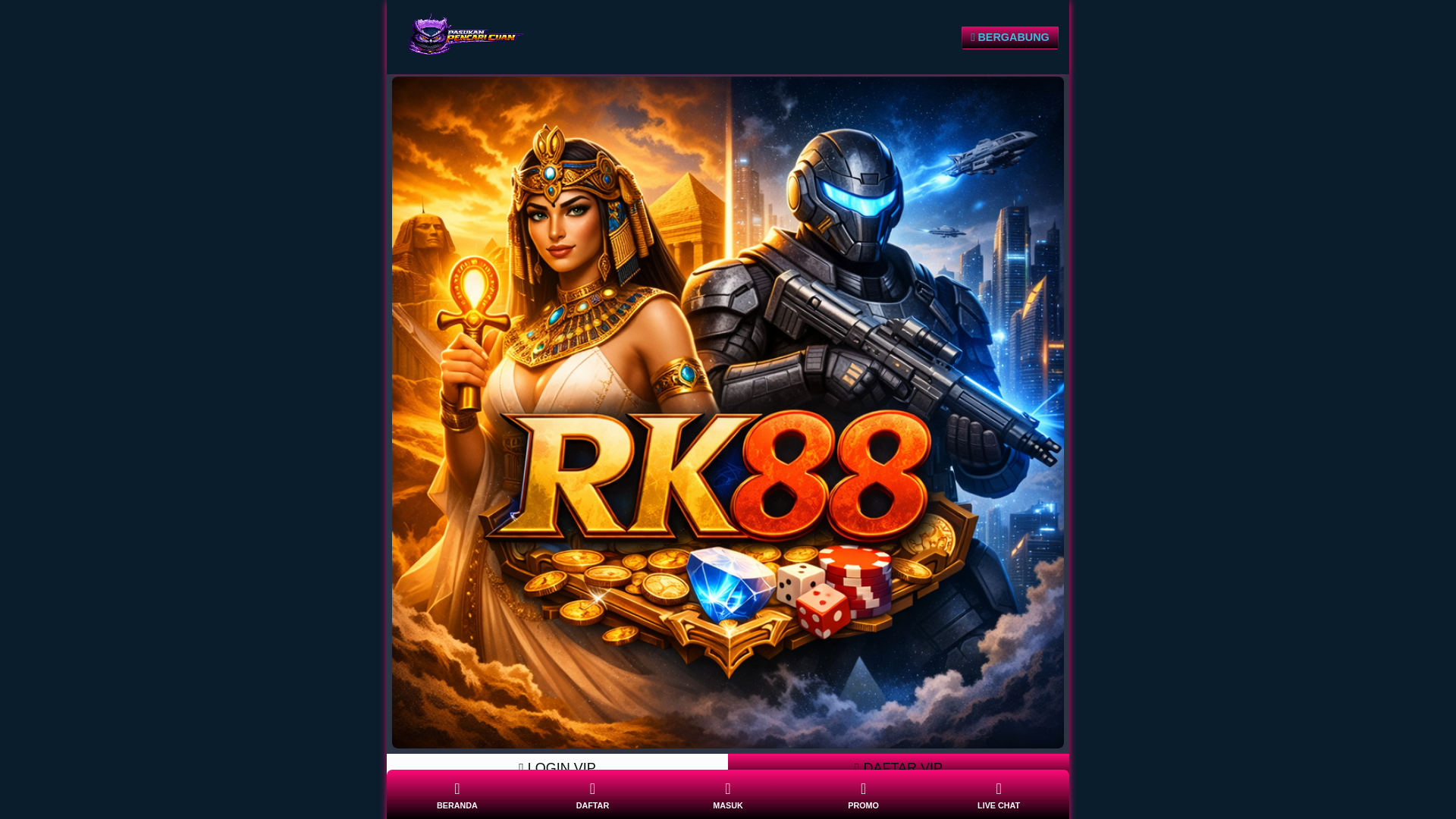 website screenshot of https://rk88-mudah-menang.pages.dev/