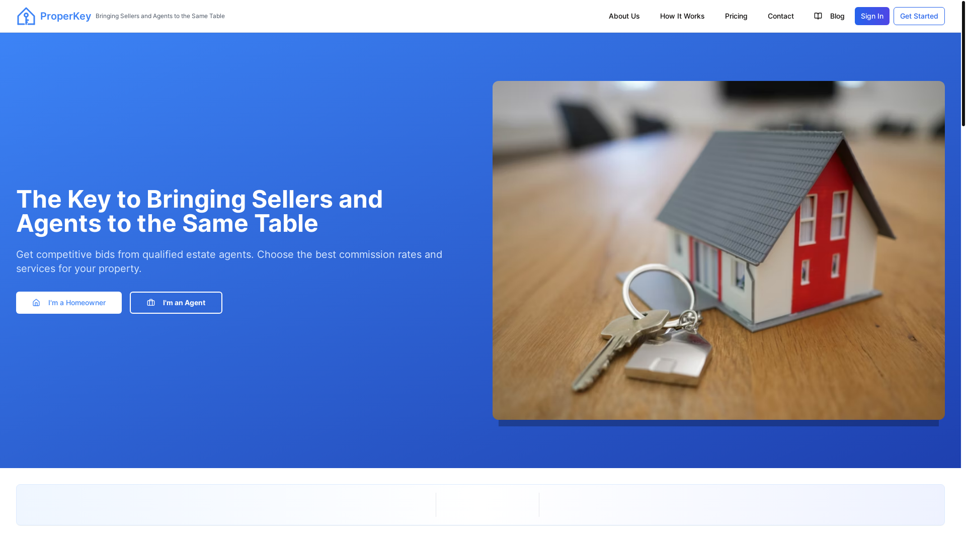 website screenshot of https://properkey.ie/