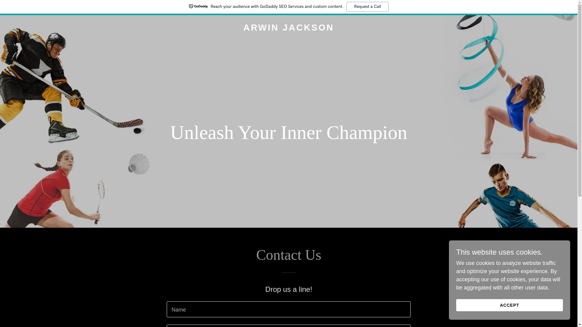 website screenshot of https://arwinjackson.com/