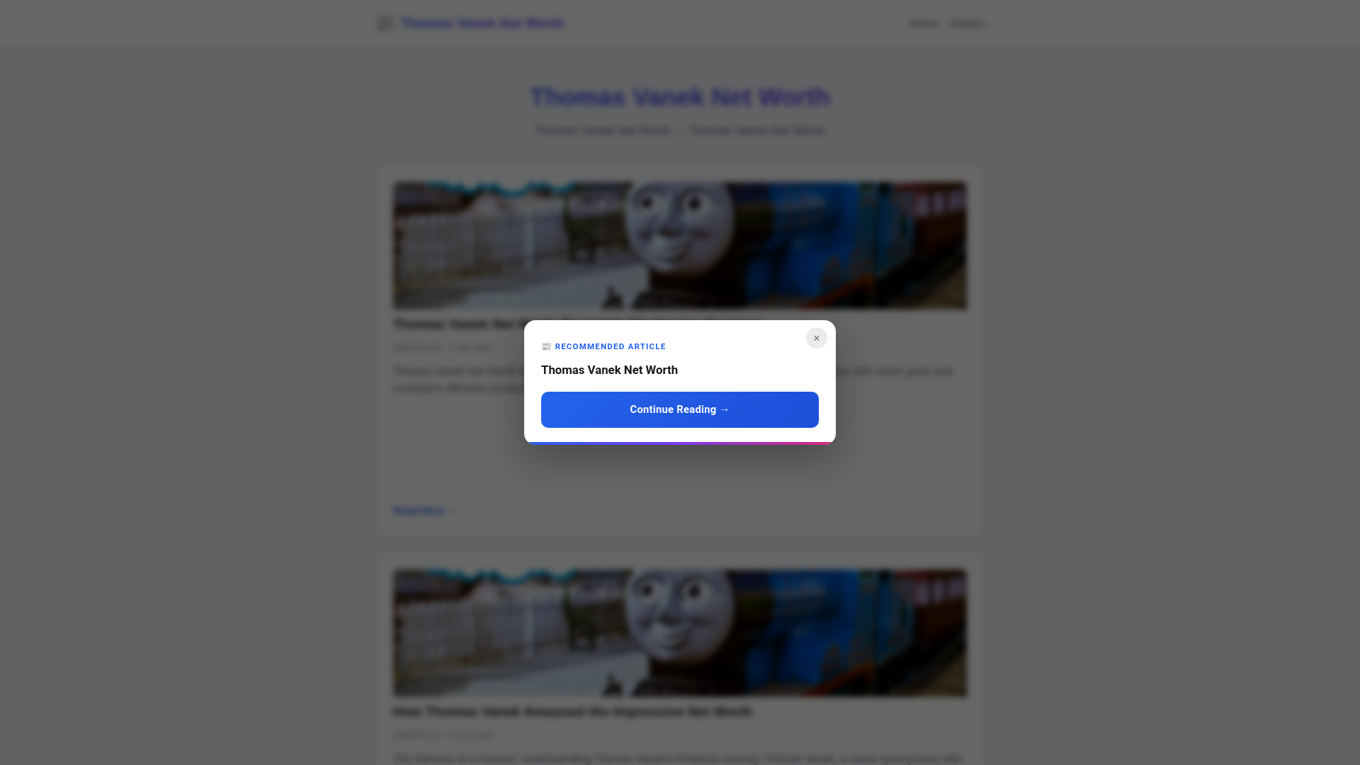 website screenshot of https://thomas-vanek-net-worth.pages.dev/