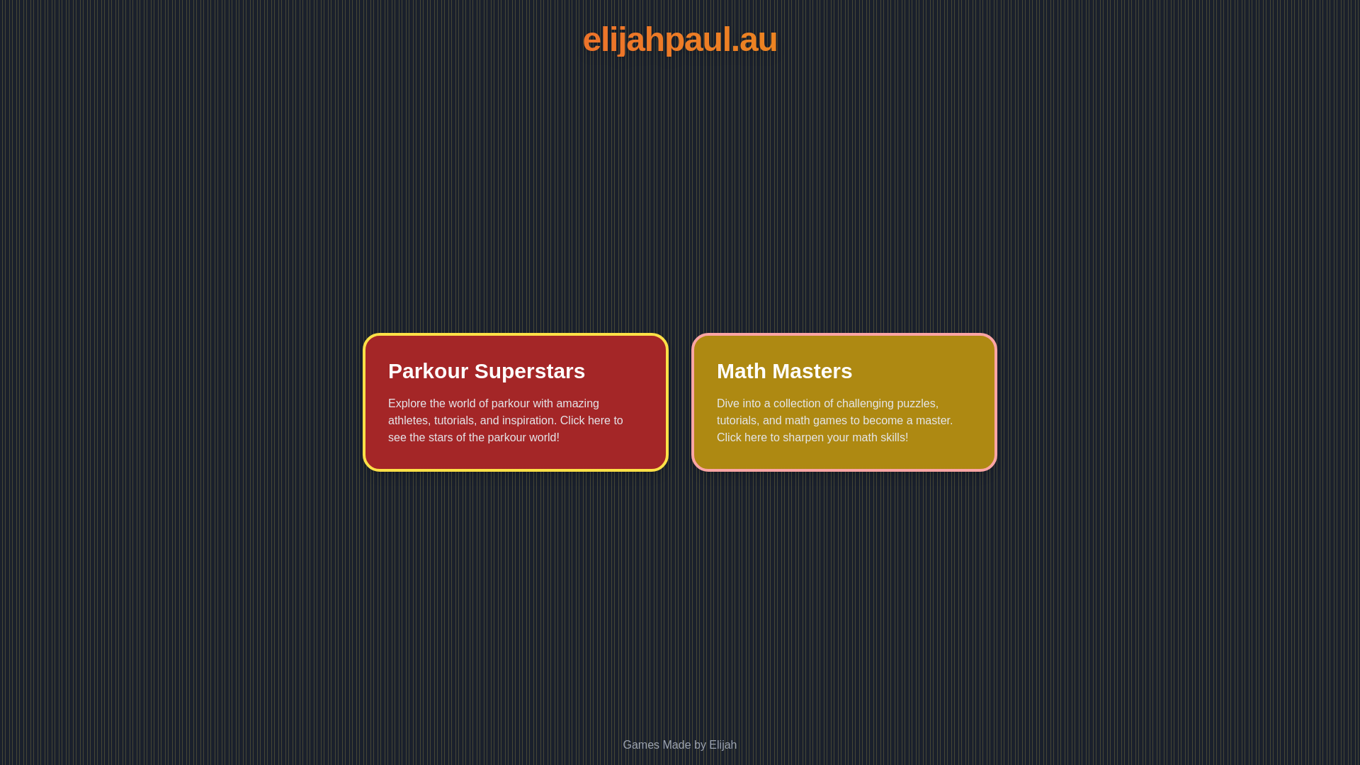 website screenshot of https://elijahpaul.pages.dev/