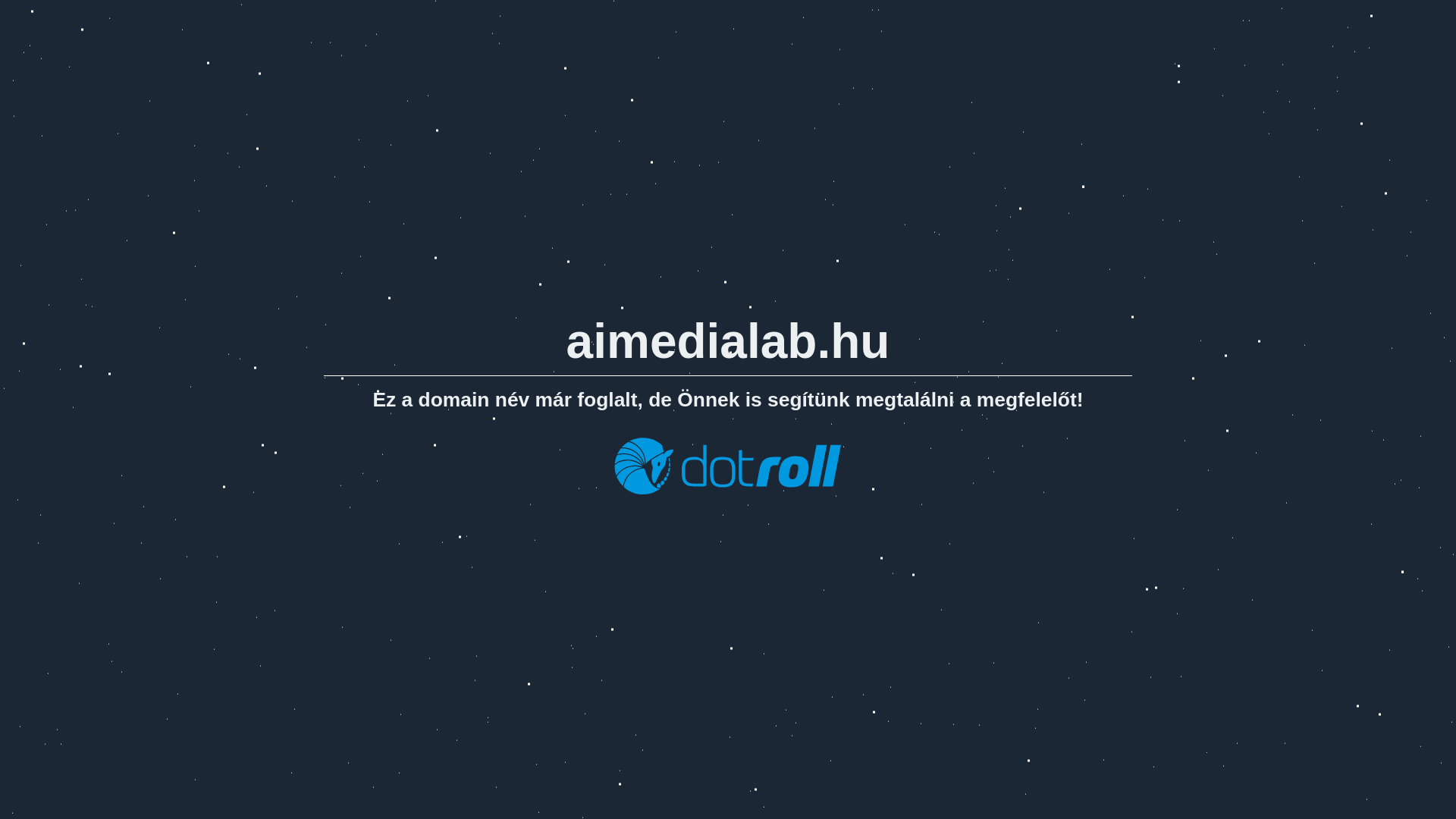 website screenshot of https://aimedialab.hu/