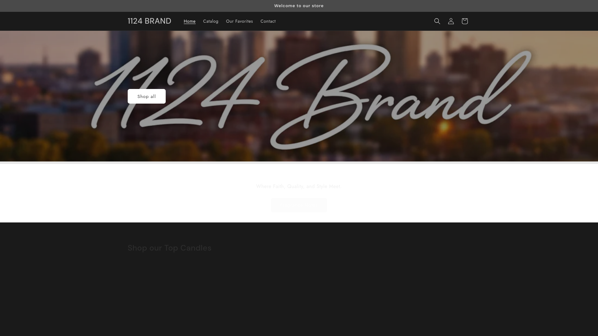 website screenshot of https://1124brand.com/