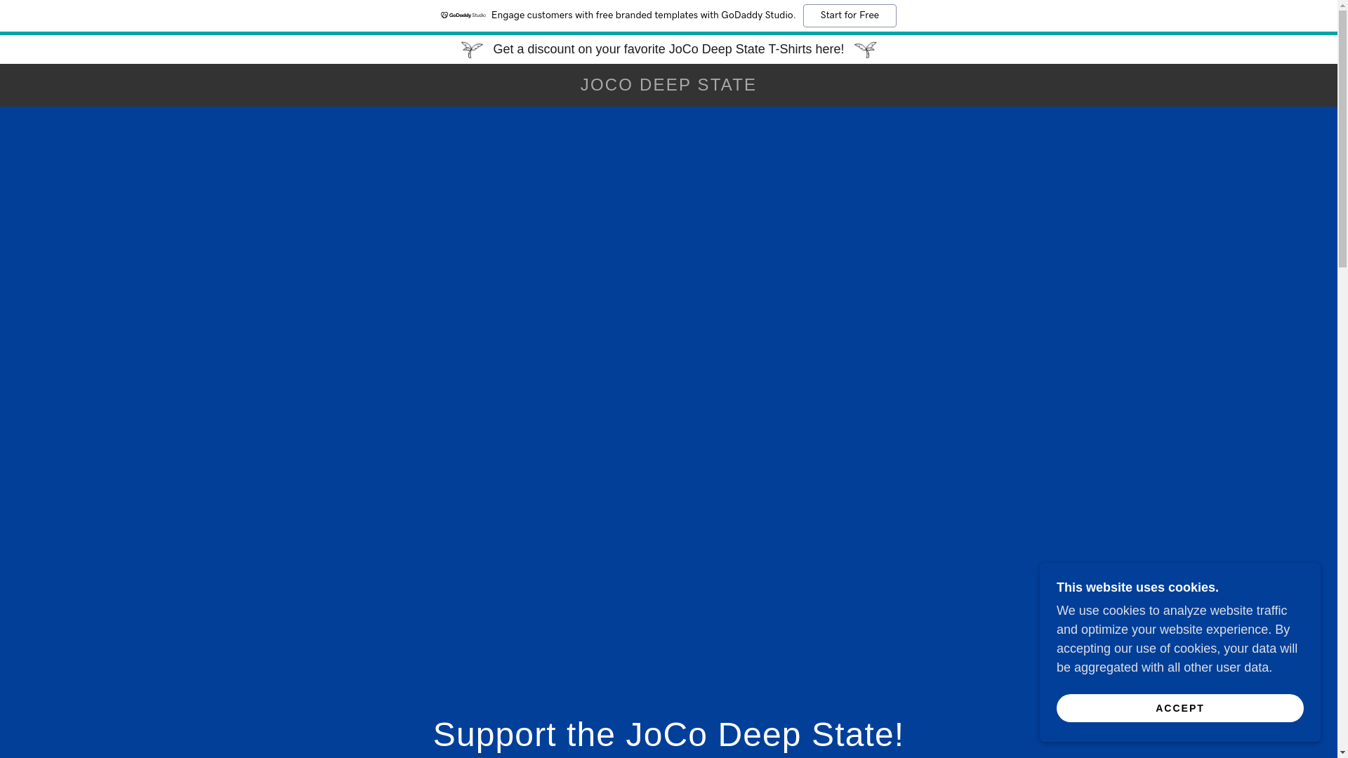 website screenshot of https://jocodeepstate.com/