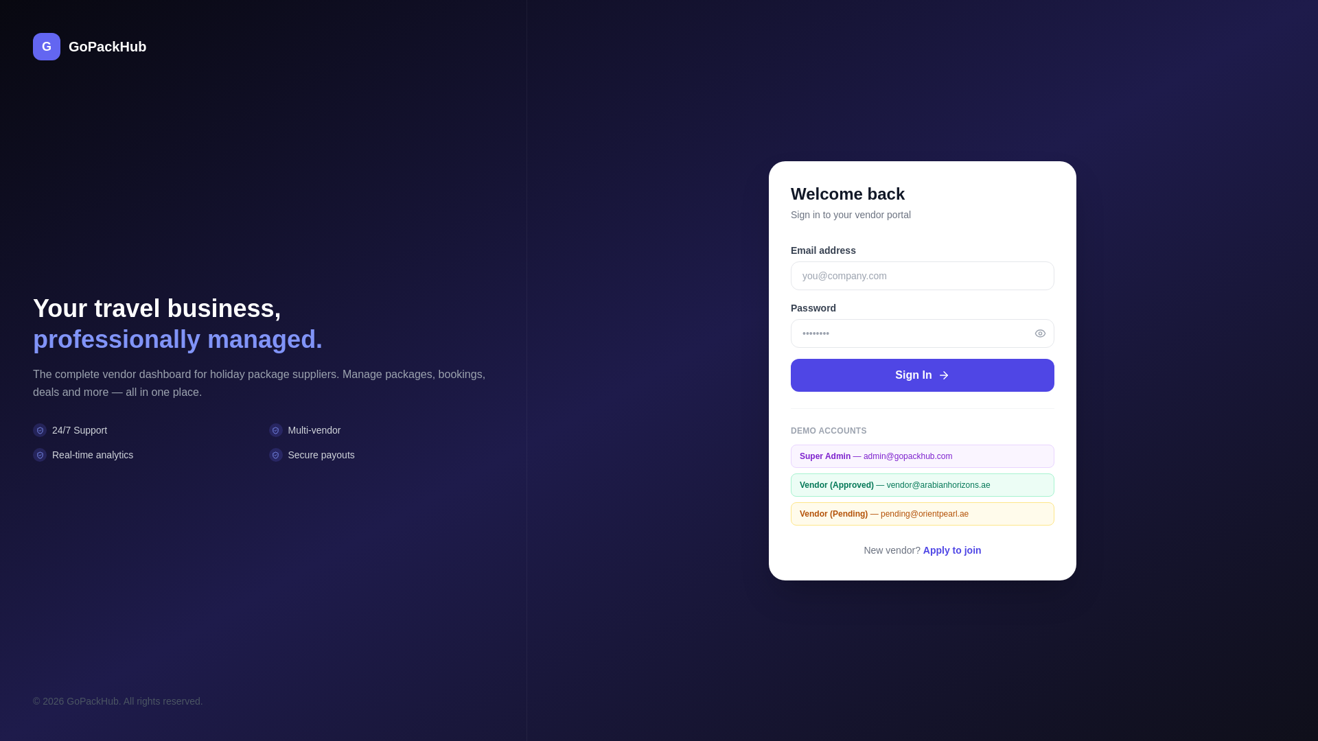 website screenshot of https://vendor-dashboard-djd.pages.dev/