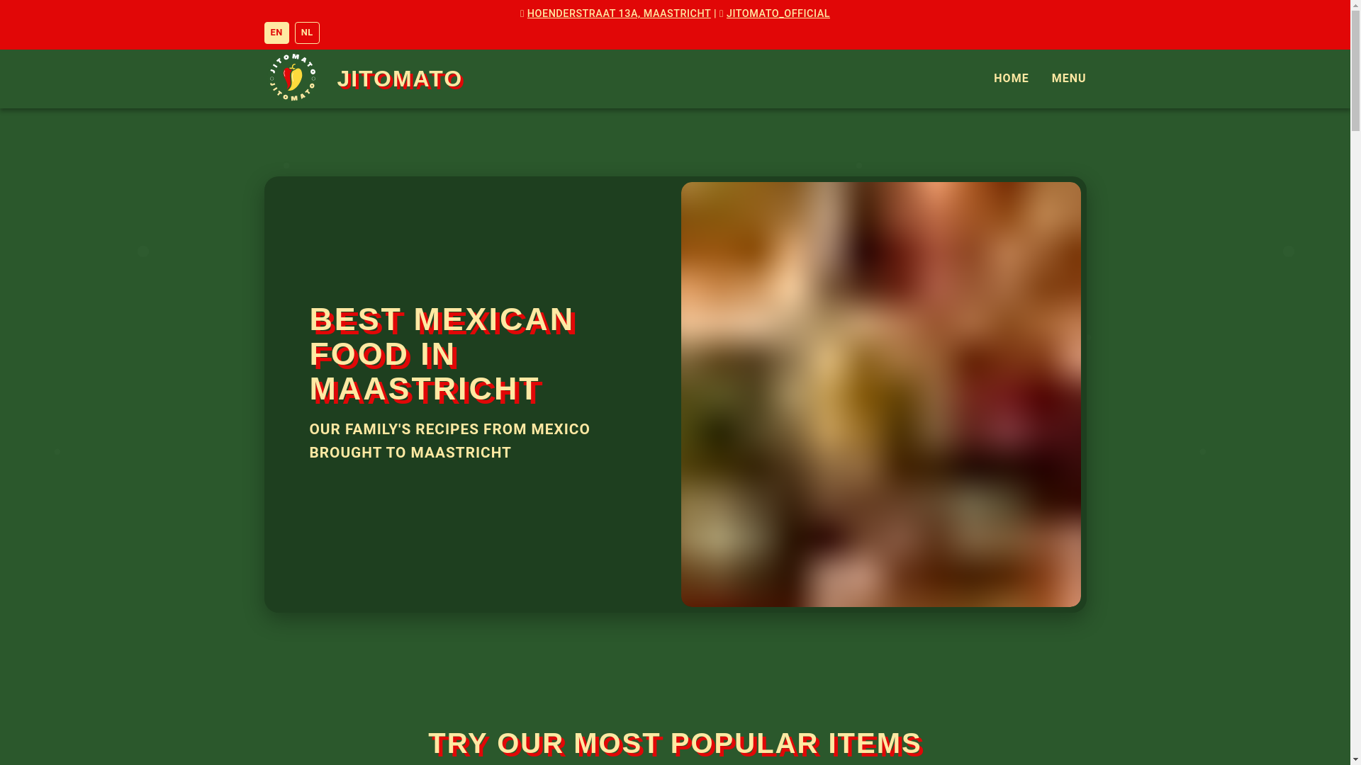 website screenshot of https://jitomato-website.pages.dev/