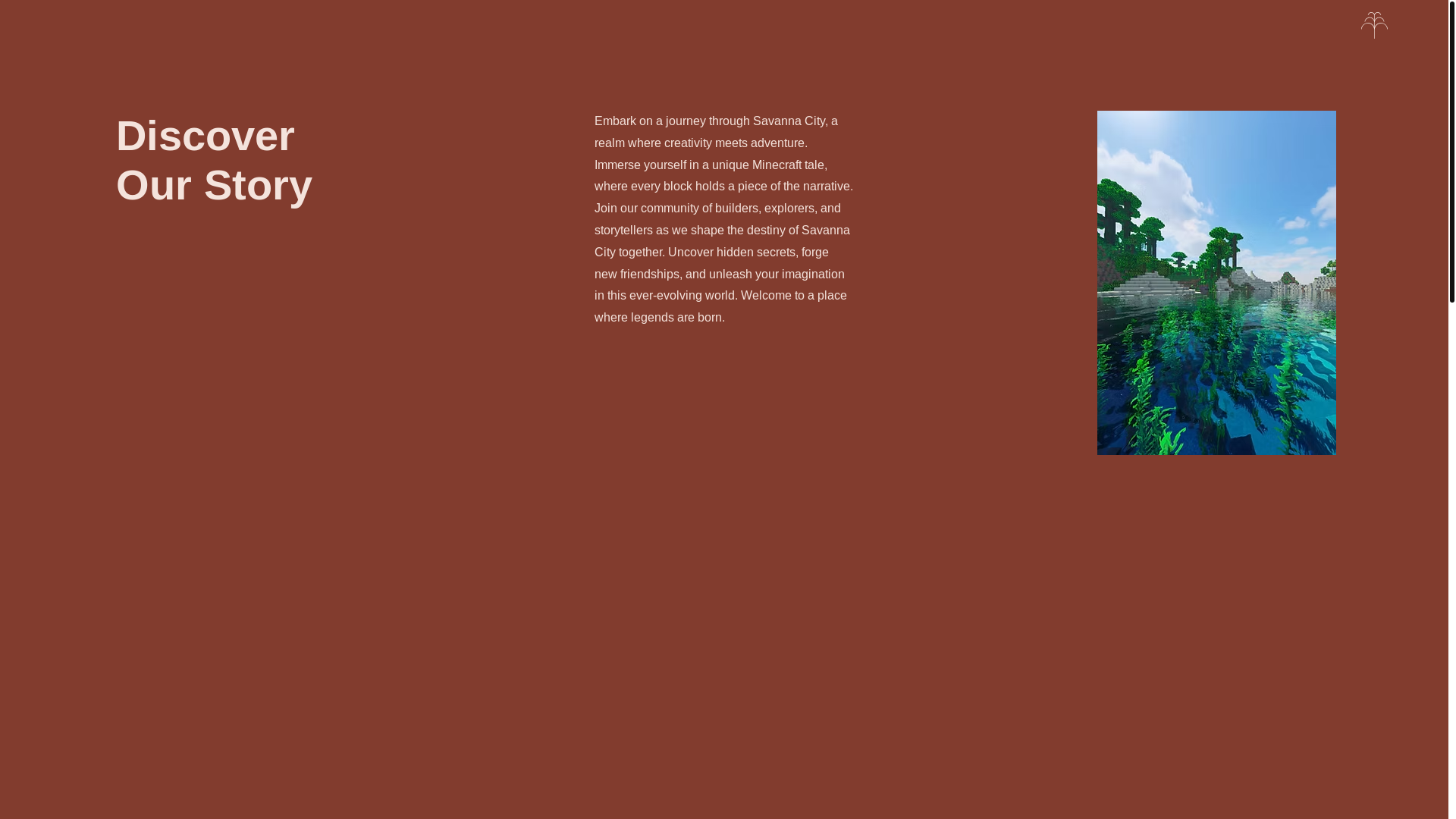 website screenshot of https://savannacityminecraft.com/