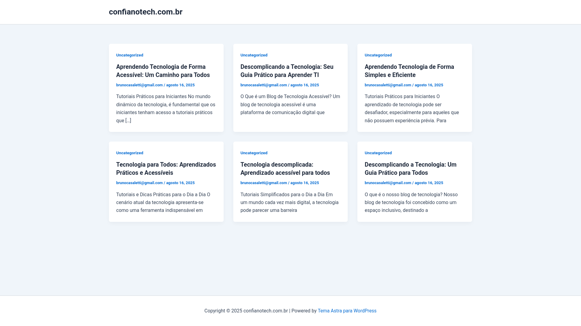 website screenshot of https://confianotech.com.br/