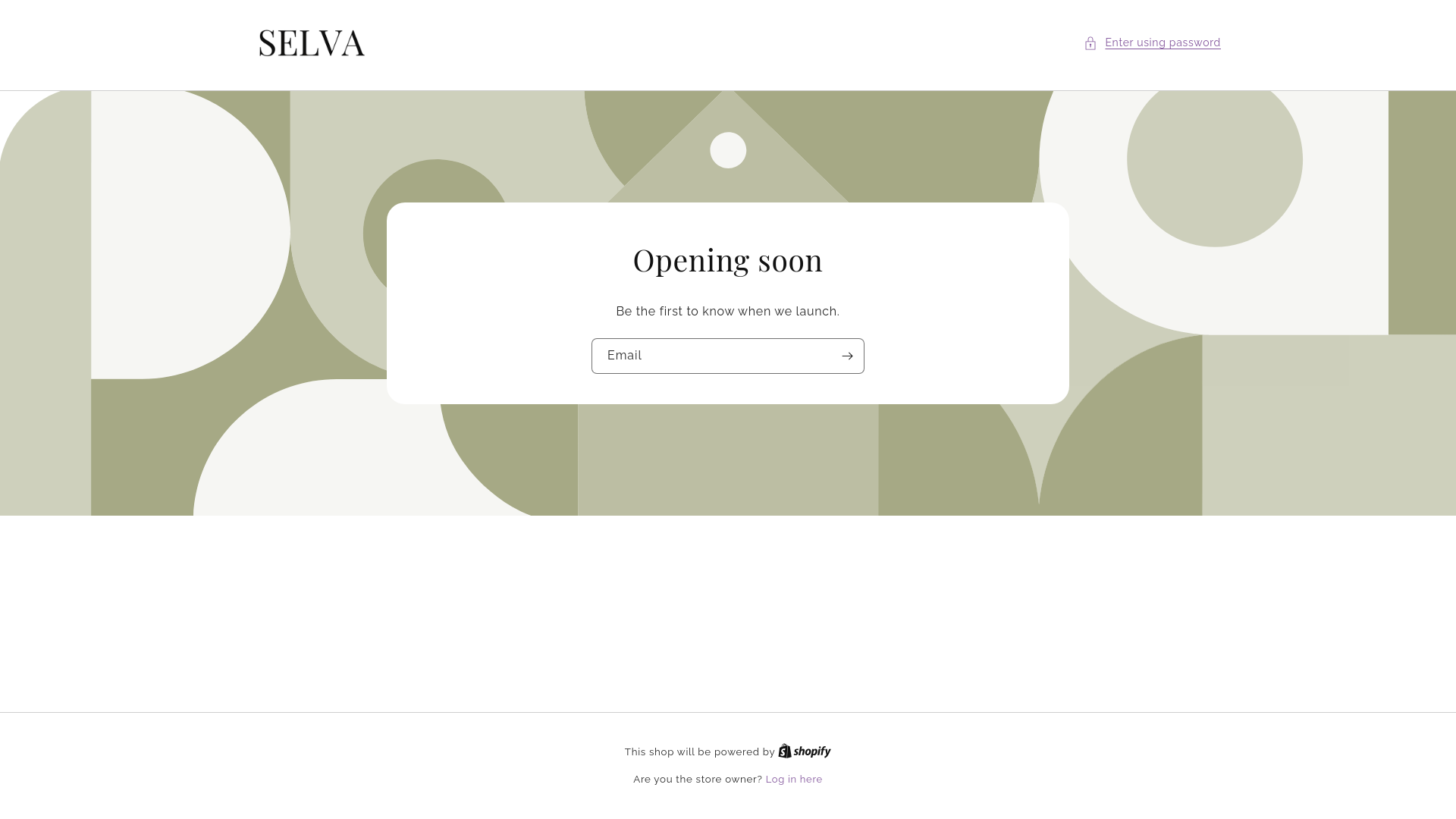 website screenshot of https://selva-botanica.com/