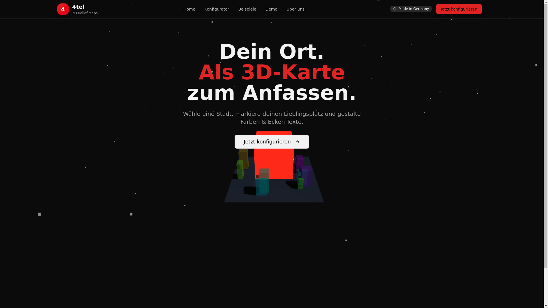 website screenshot of https://4vier.tel/