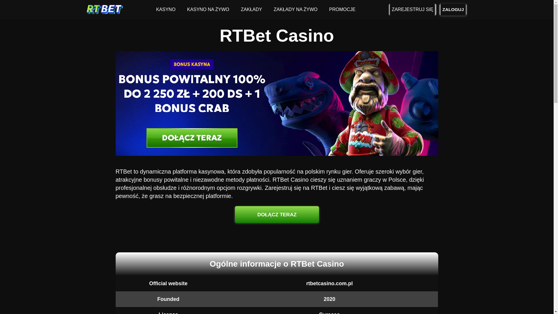 website screenshot of https://rtbetcasino-com-pl-4614.pages.dev/