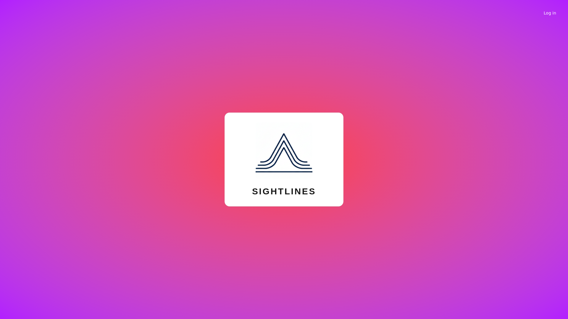 website screenshot of https://mysightlines.com/