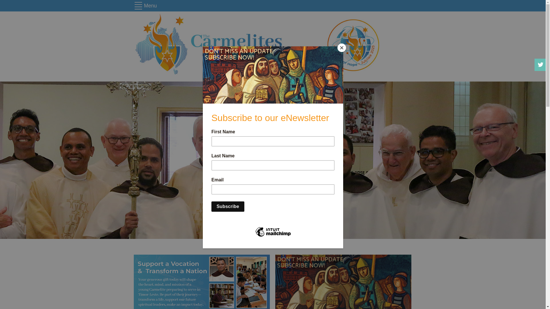 website screenshot of https://www.carmelites.org.au/