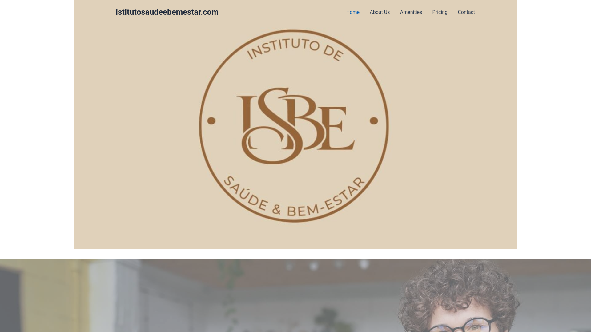 website screenshot of https://istitutosaudeebemestar.com/