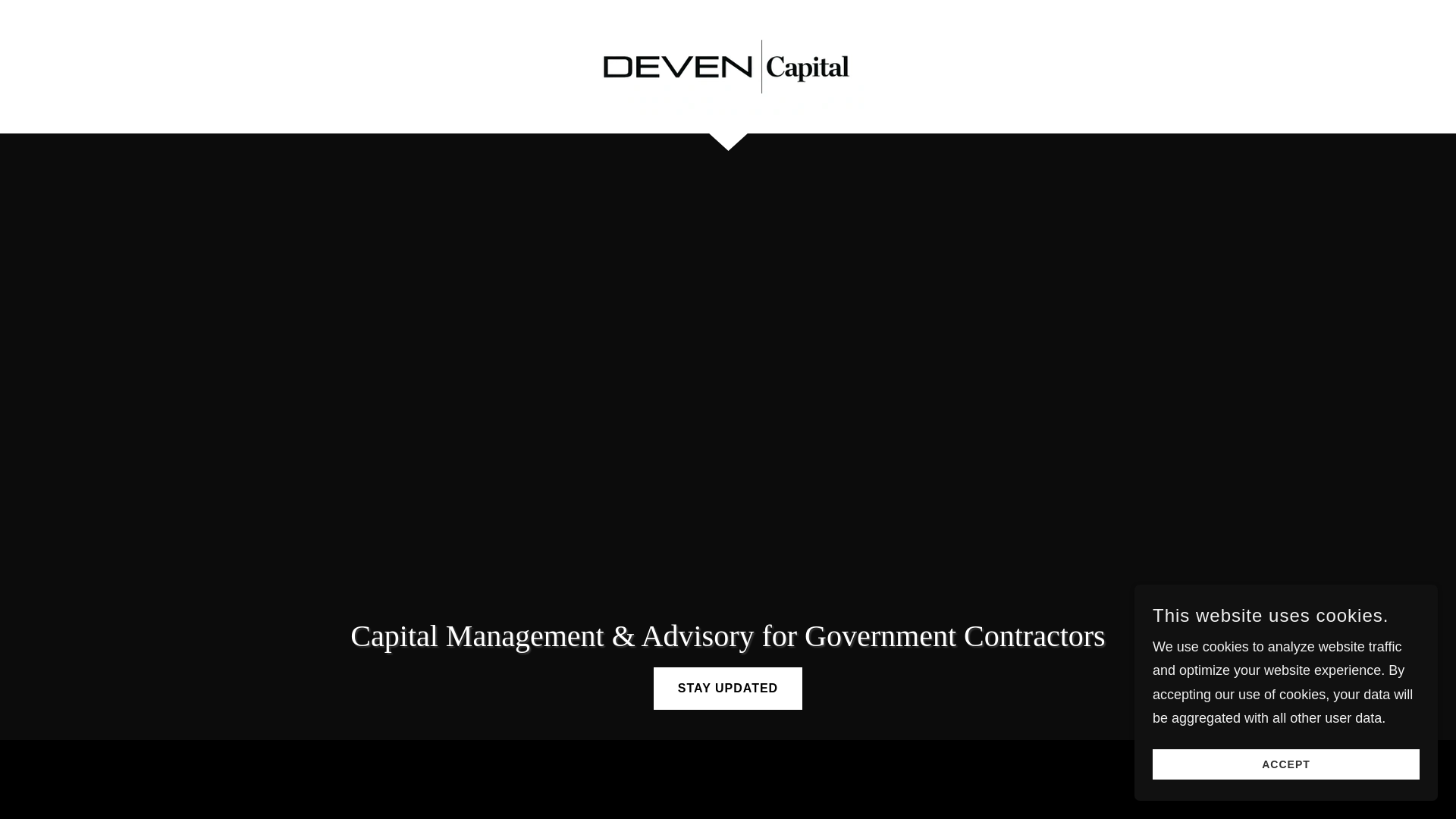 website screenshot of https://devencapital.com/