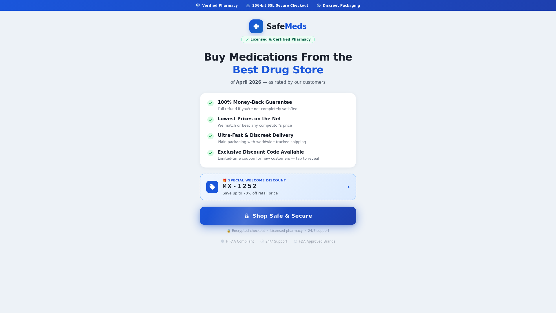 website screenshot of https://certifiedmaplerx.com