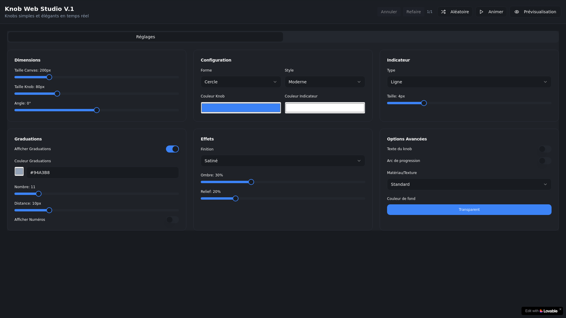website screenshot of https://knobwebstudio.com/