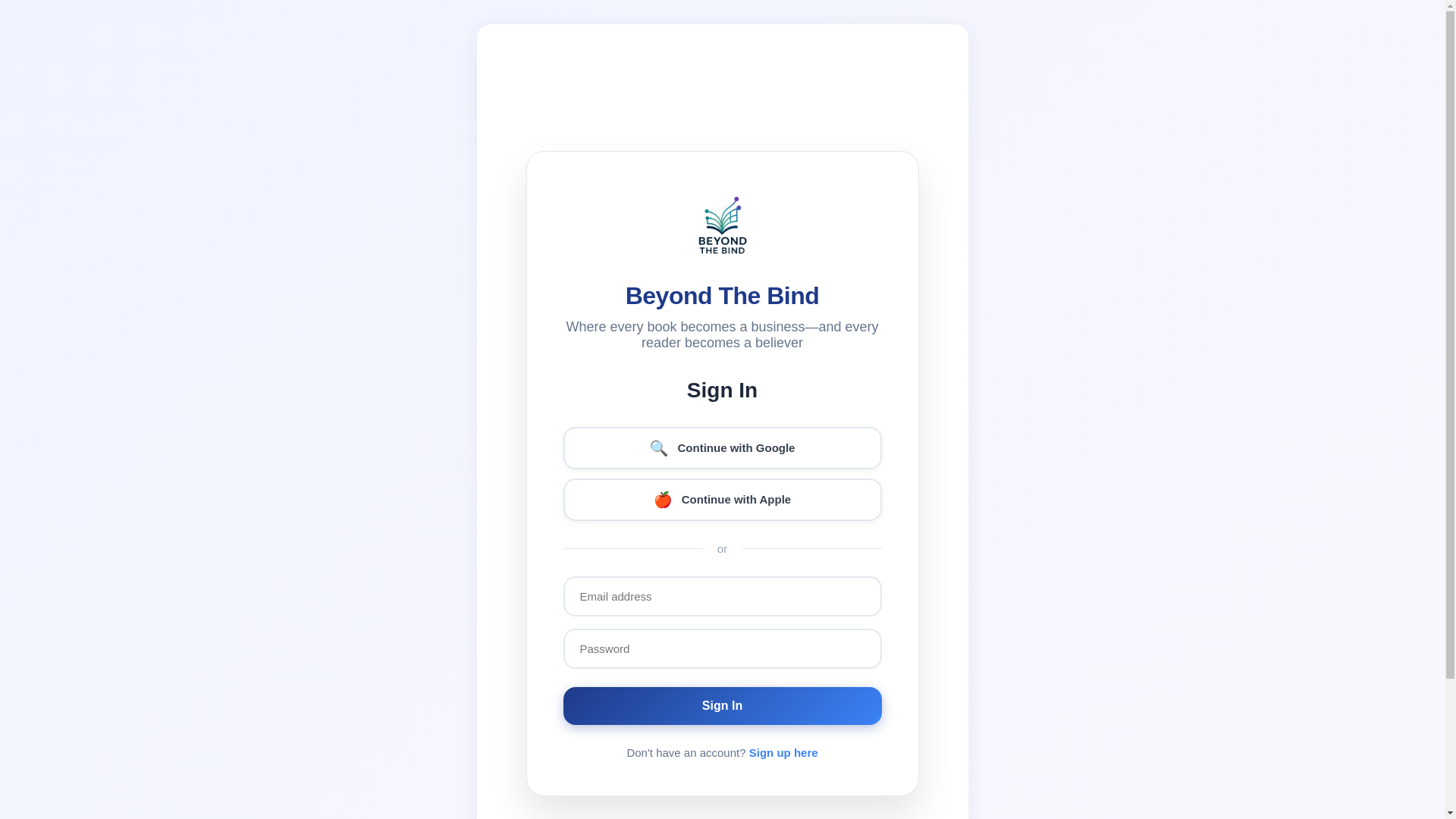 website screenshot of https://beyondthebindpagesoftware.pages.dev/