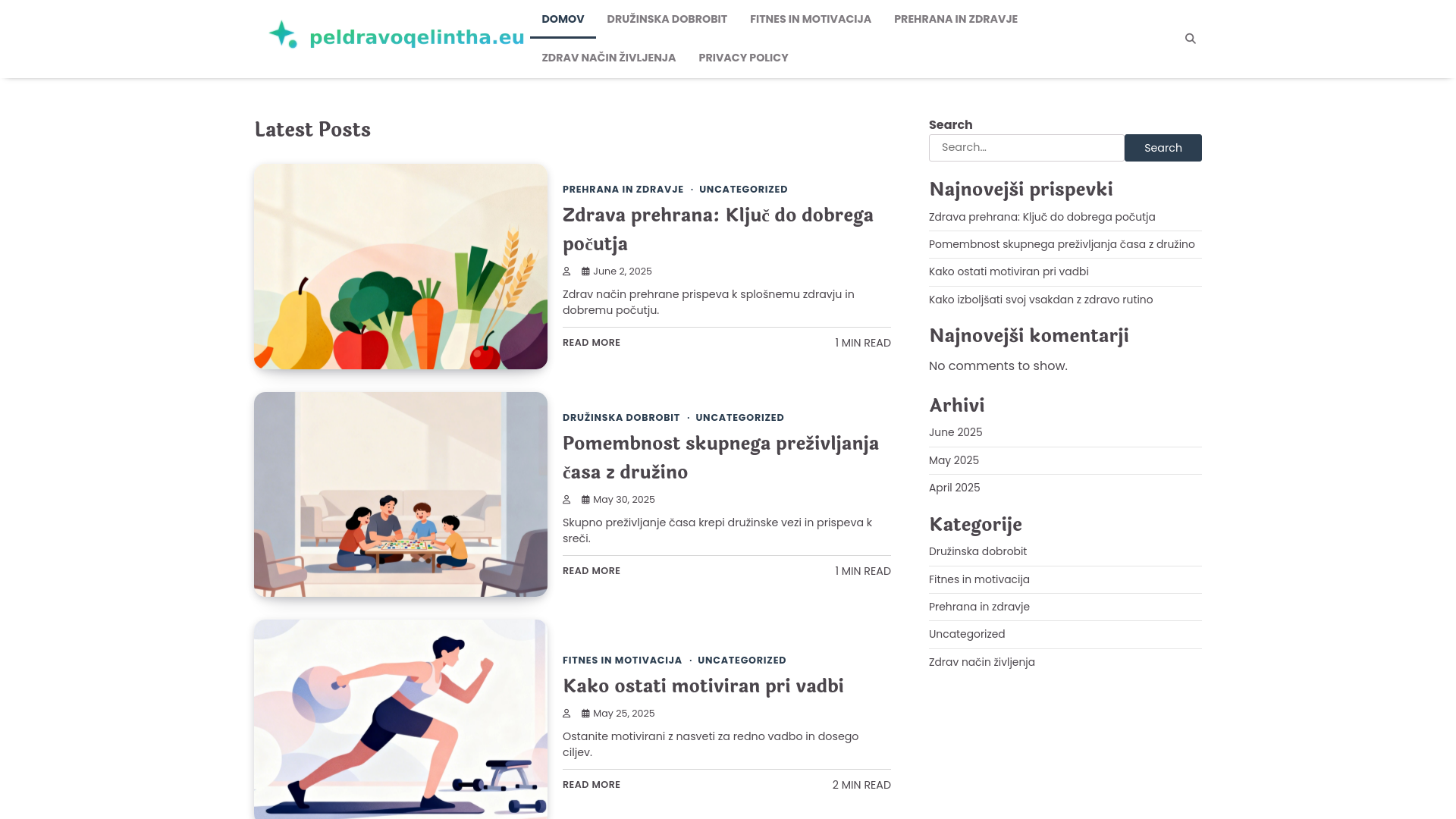 website screenshot of https://peldravoqelintha.eu/