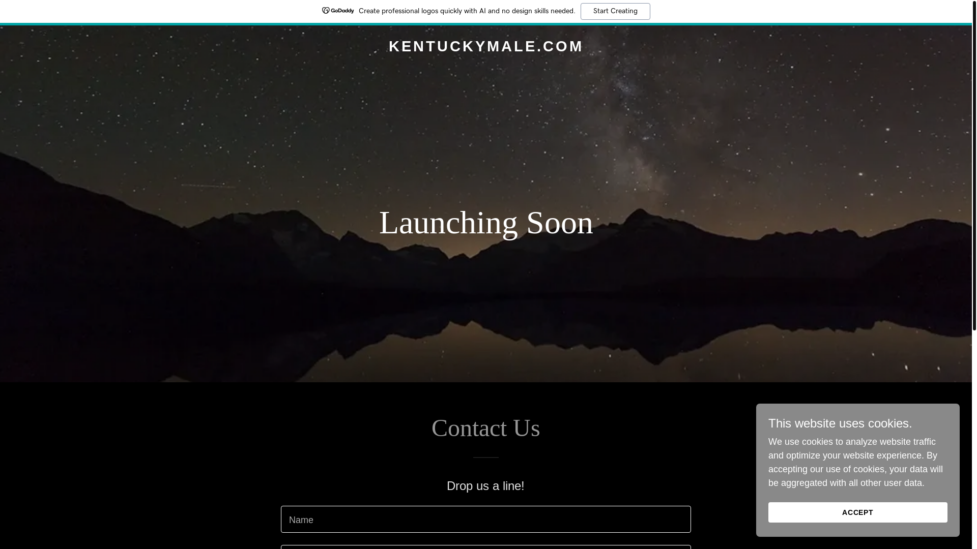 website screenshot of https://kentuckymale.com/
