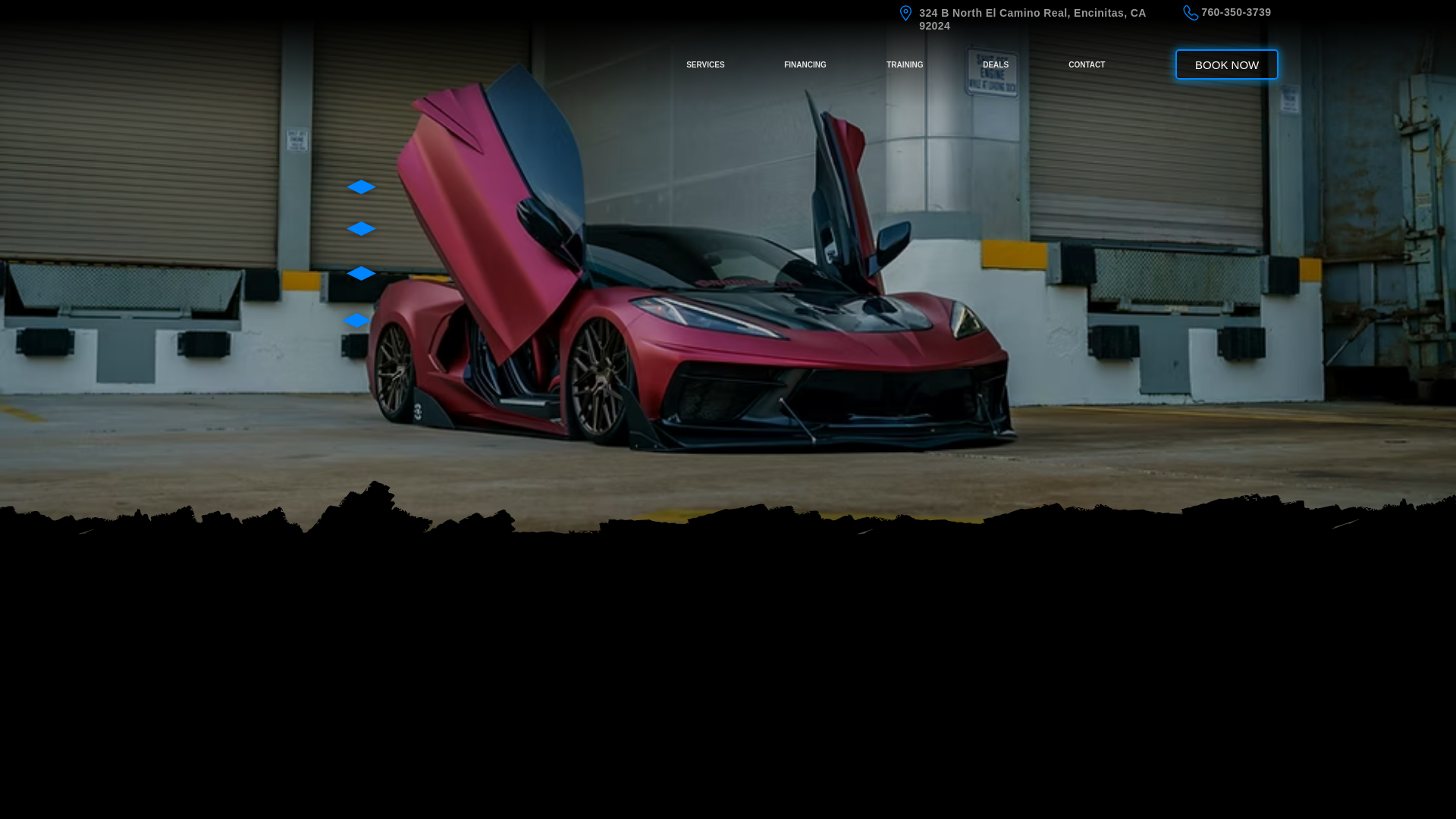 website screenshot of https://speedyautotintencinitas.com/