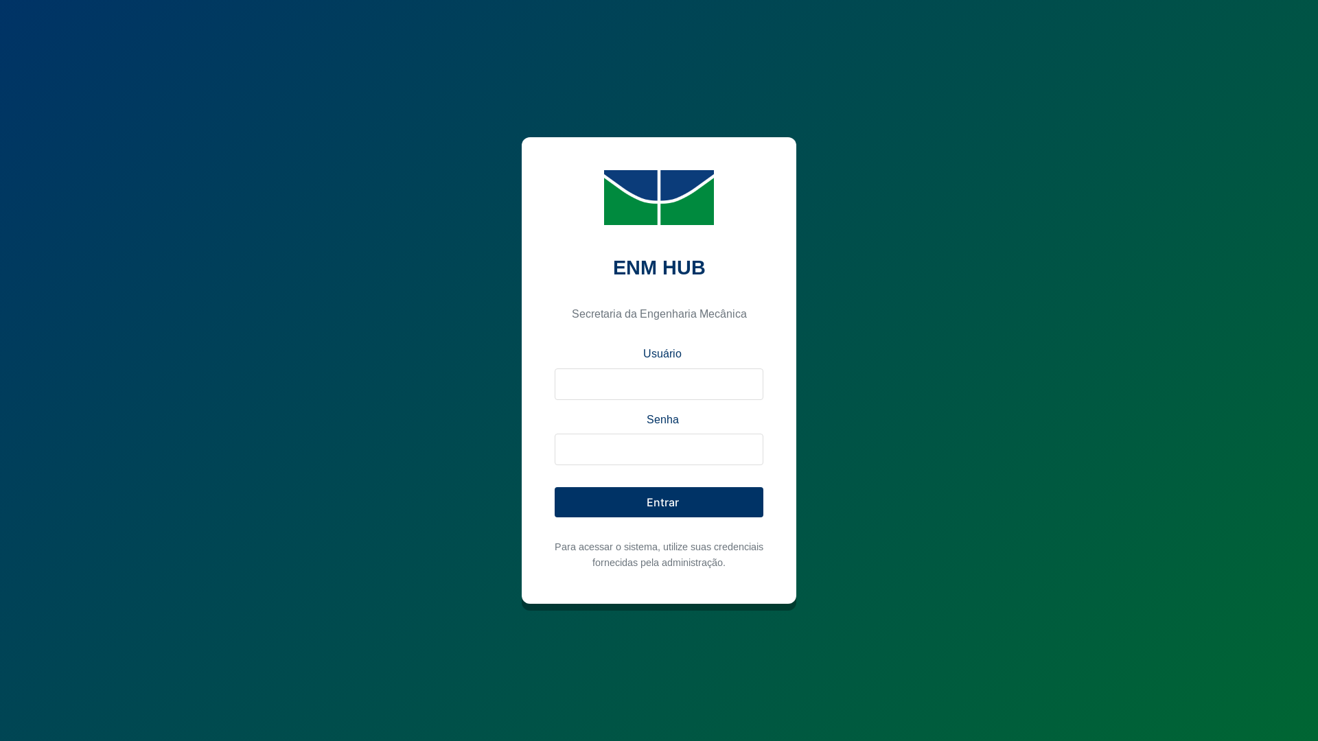 website screenshot of https://secretariaenm.com.br/