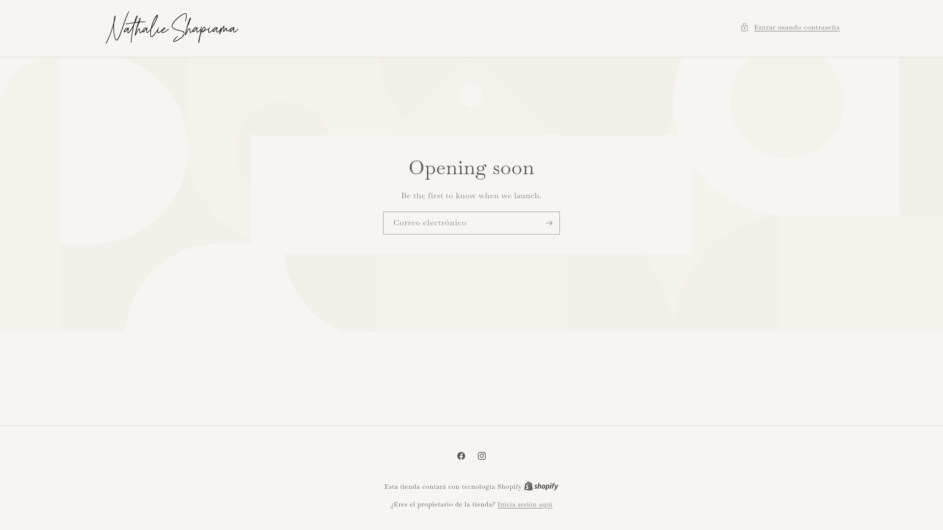 website screenshot of https://nathalieshapiama.com