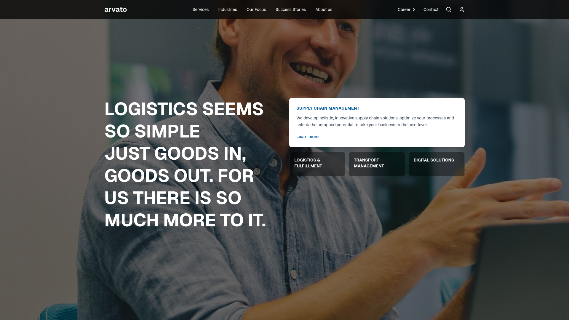 website screenshot of https://arvatoaustria.com