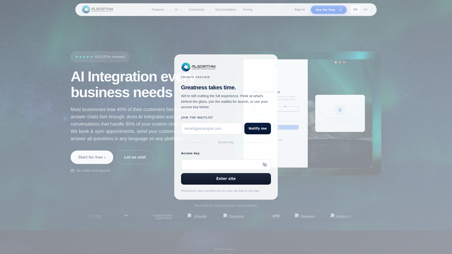 website screenshot of https://aces-ai-website.pages.dev/